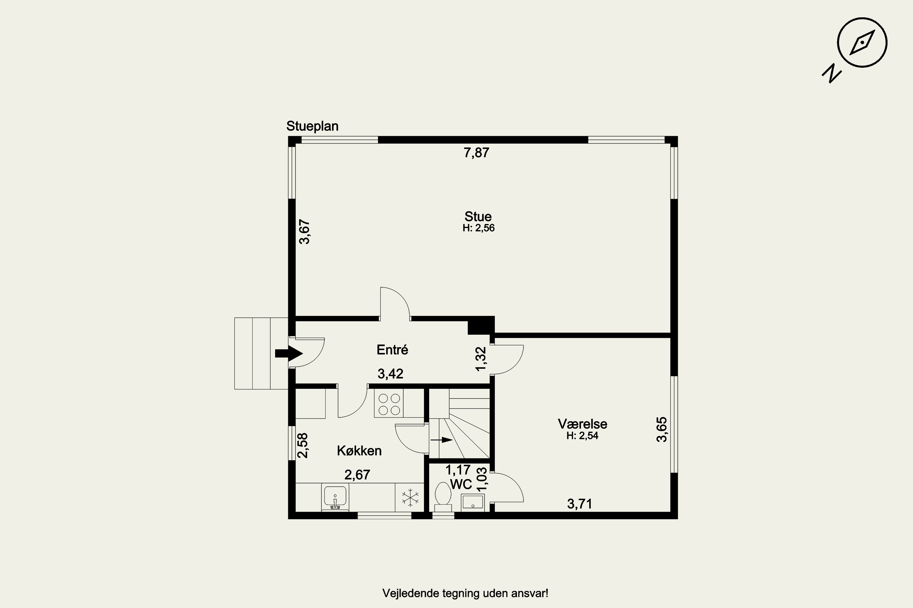 Plantegninger billede af Søhusvej 220, Allesø, 5270 Odense N