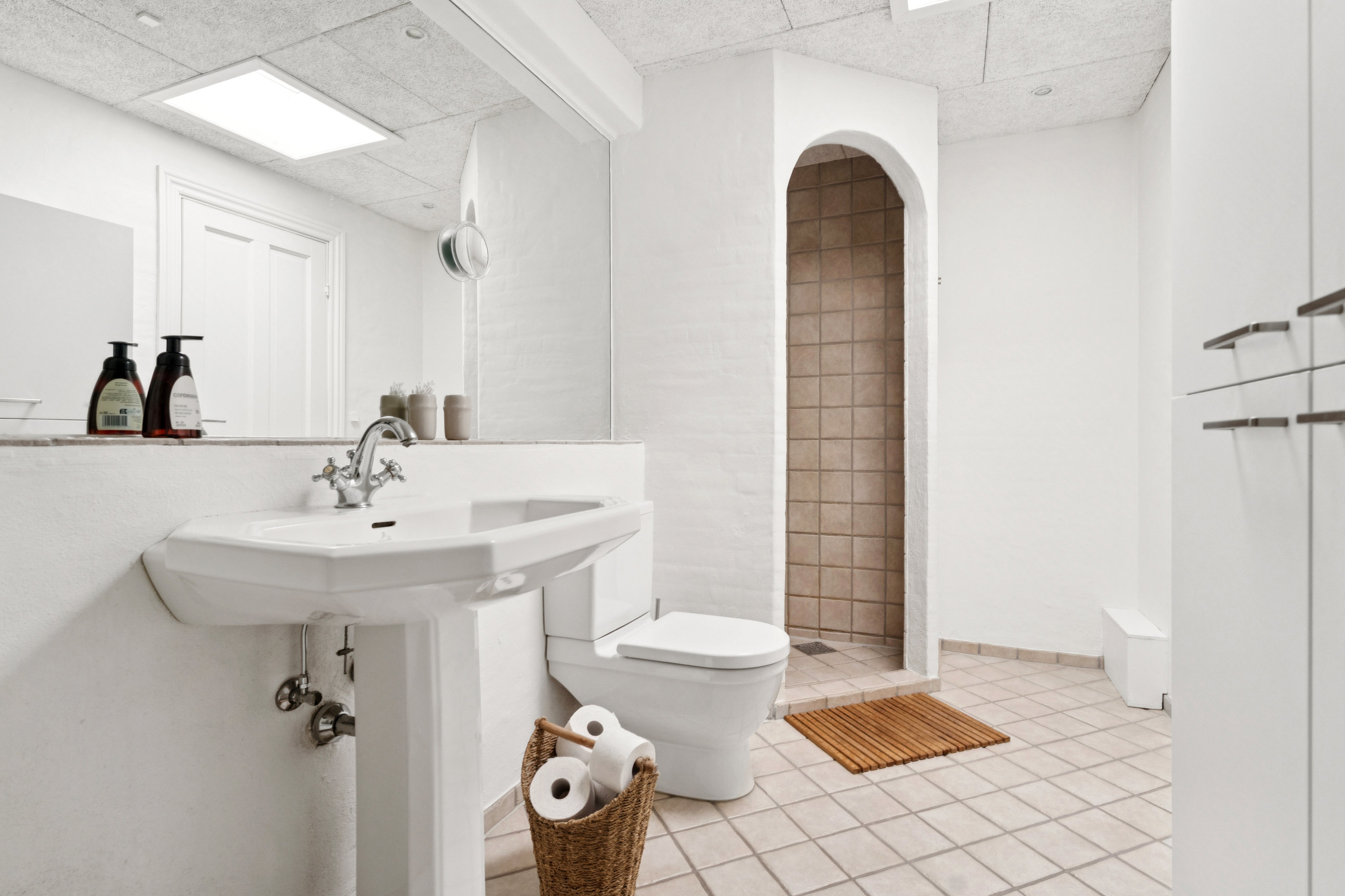 Fremhævet badeværelse billede i fuldskærmstilstand. Billede af Brorsonsvej 39, 8850 Bjerringbro