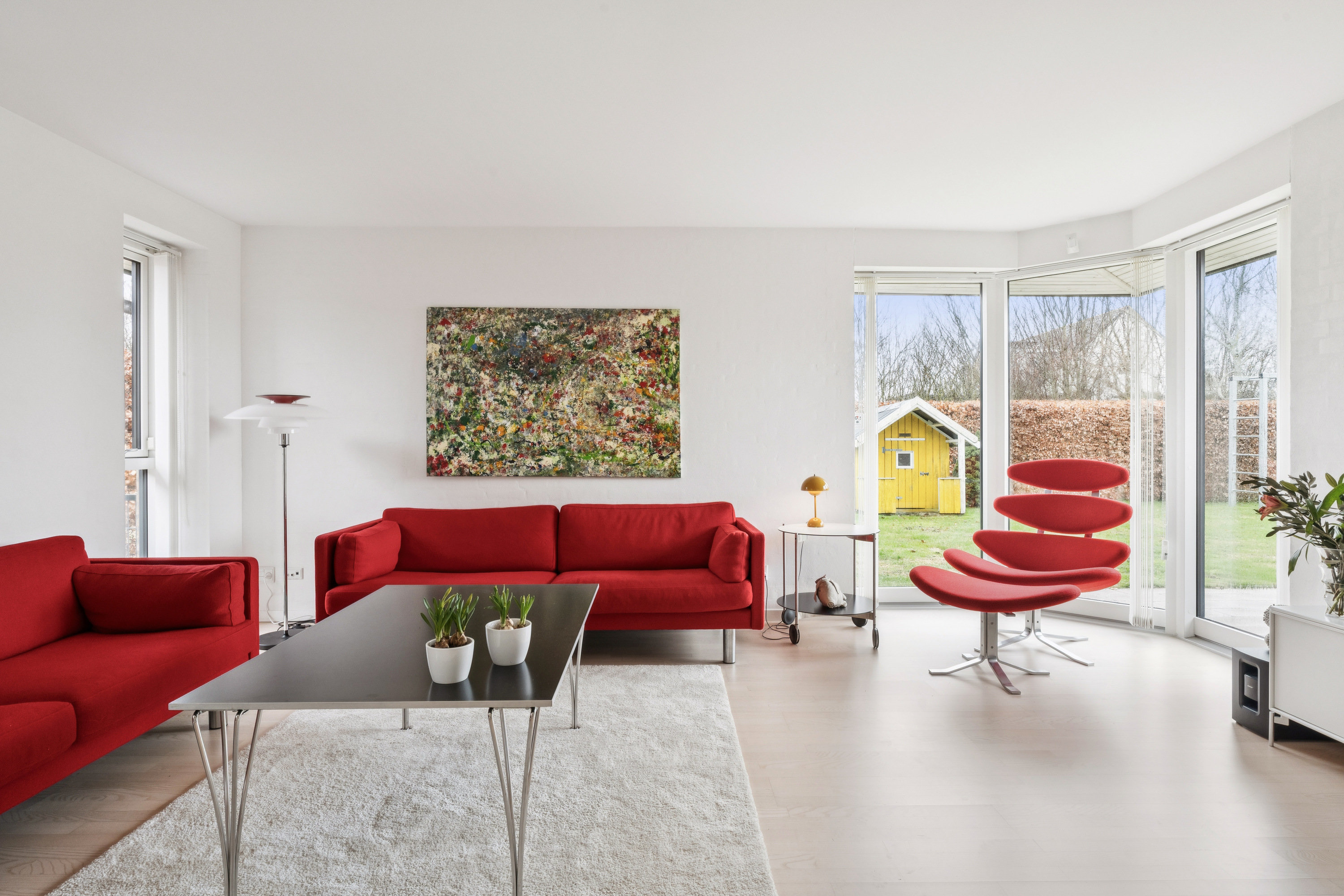 Fremhævet stue billede i fuldskærmstilstand. Billede af Svend Engelunds Vej 22, 9000 Aalborg