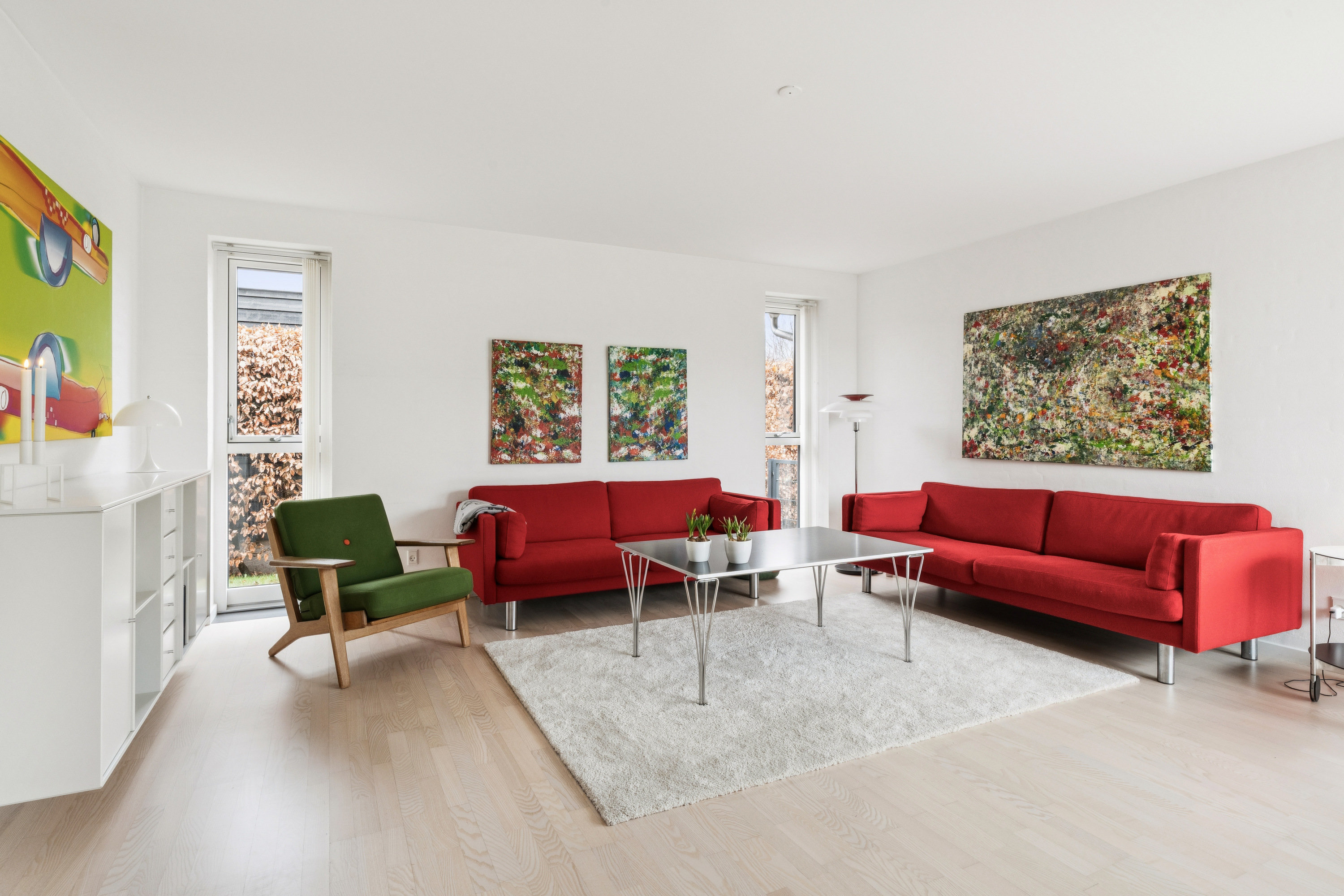 Fremhævet stue billede i fuldskærmstilstand. Billede af Svend Engelunds Vej 22, 9000 Aalborg