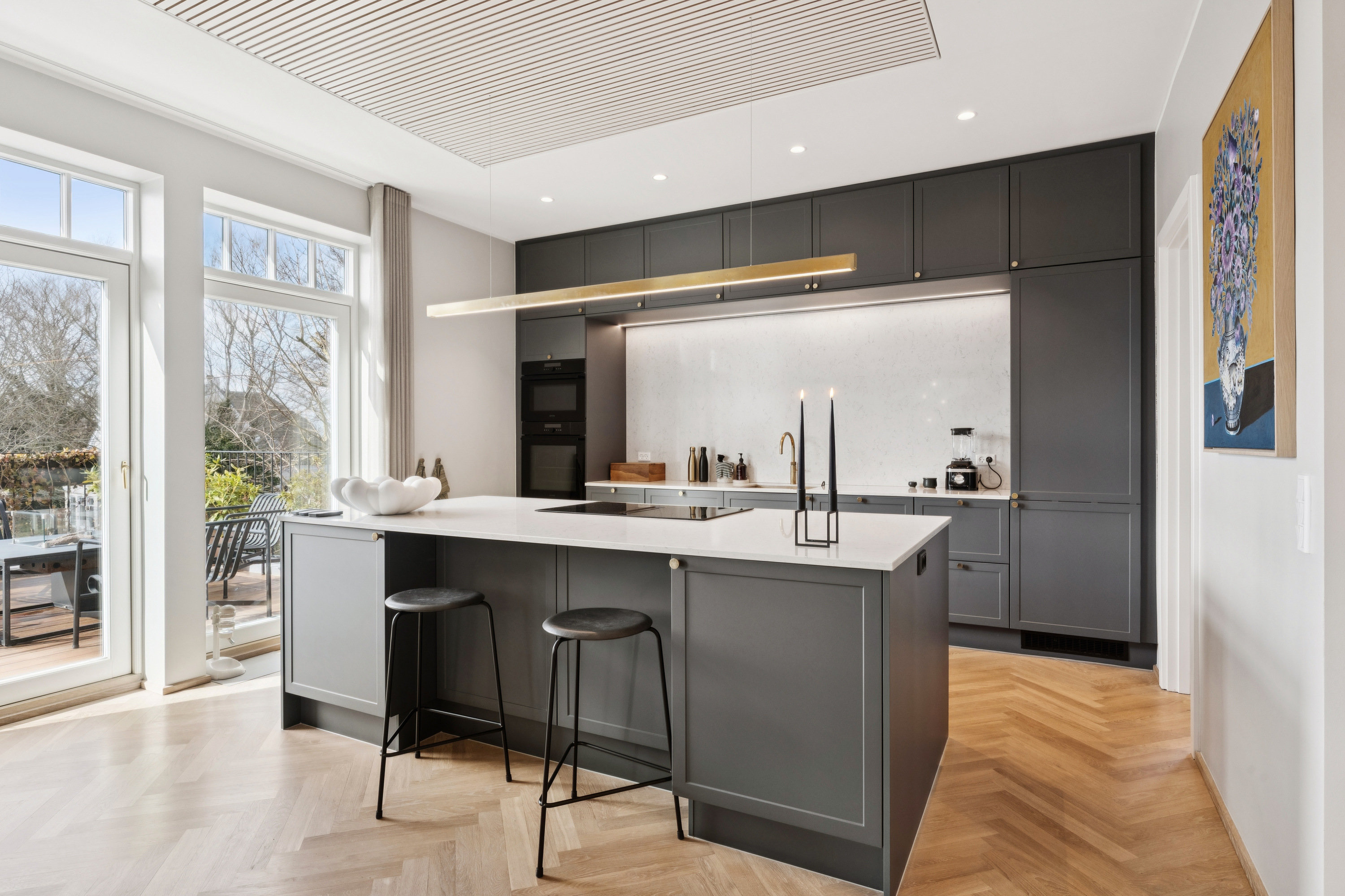 Fremhævet køkken billede i fuldskærmstilstand. Billede af Anne Maries Vej 14, 1., 9000 Aalborg