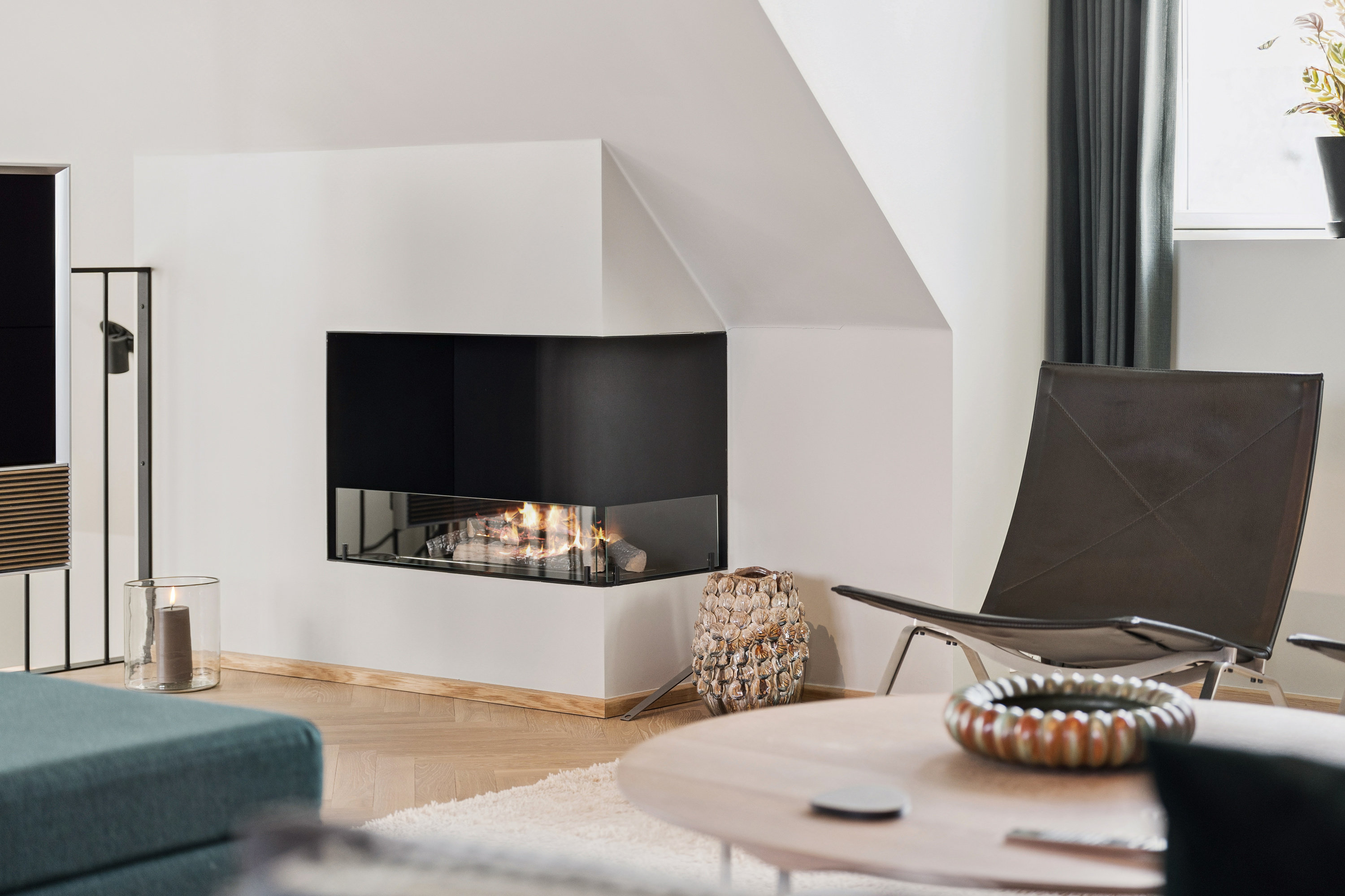 Fremhævet stue billede i fuldskærmstilstand. Billede af Anne Maries Vej 14, 1., 9000 Aalborg