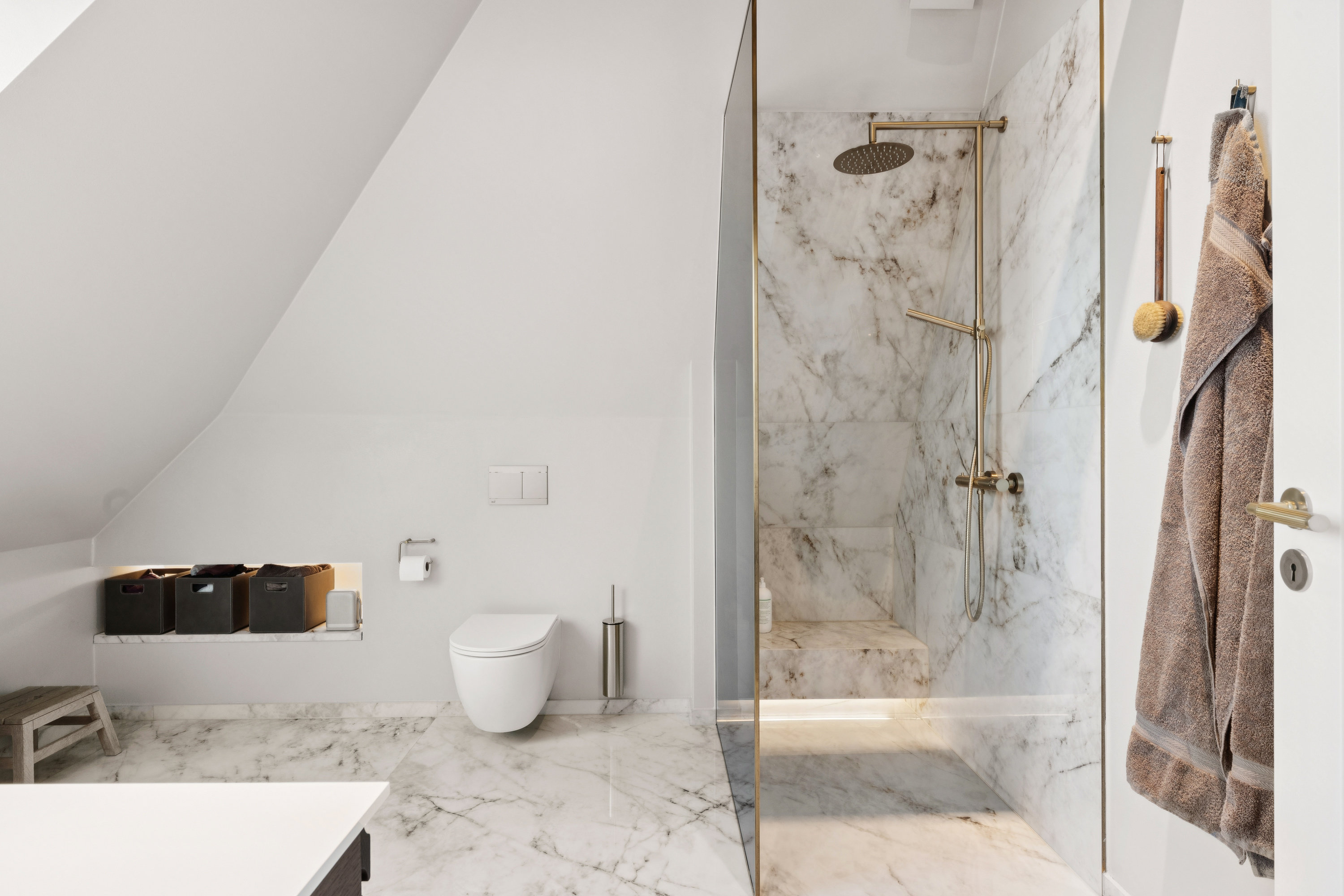 Fremhævet badeværelse billede i fuldskærmstilstand. Billede af Anne Maries Vej 14, 1., 9000 Aalborg