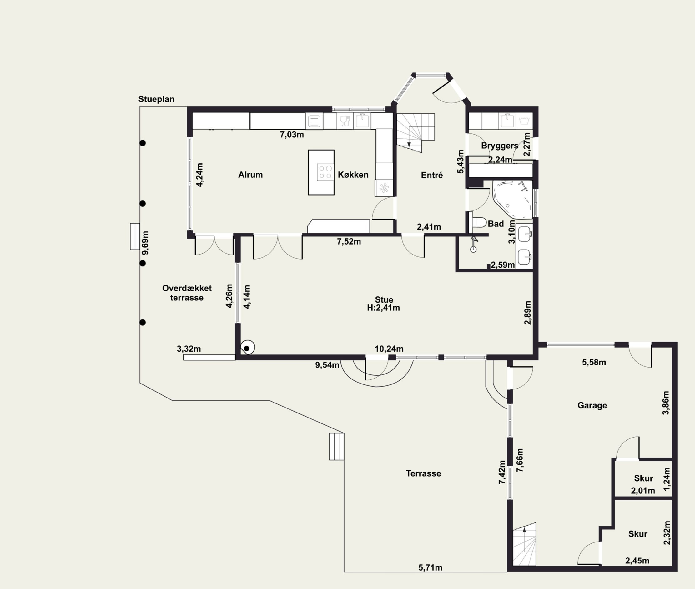 Plantegninger billede af Elmevej 7C, Skovbakken, 3300 Frederiksværk