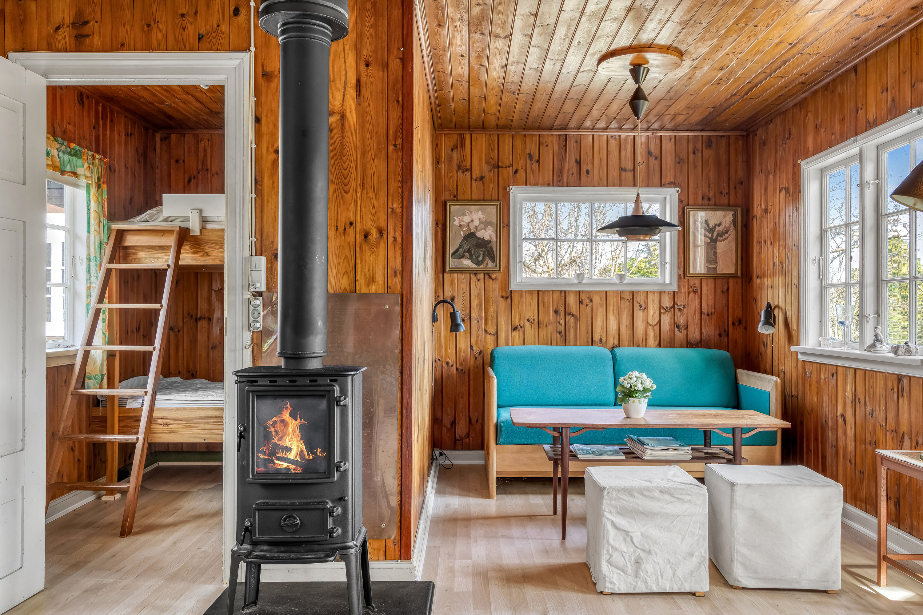 Fremhævet stue billede i fuldskærmstilstand. Billede af Parcelgårdsvej 4, 3210 Vejby