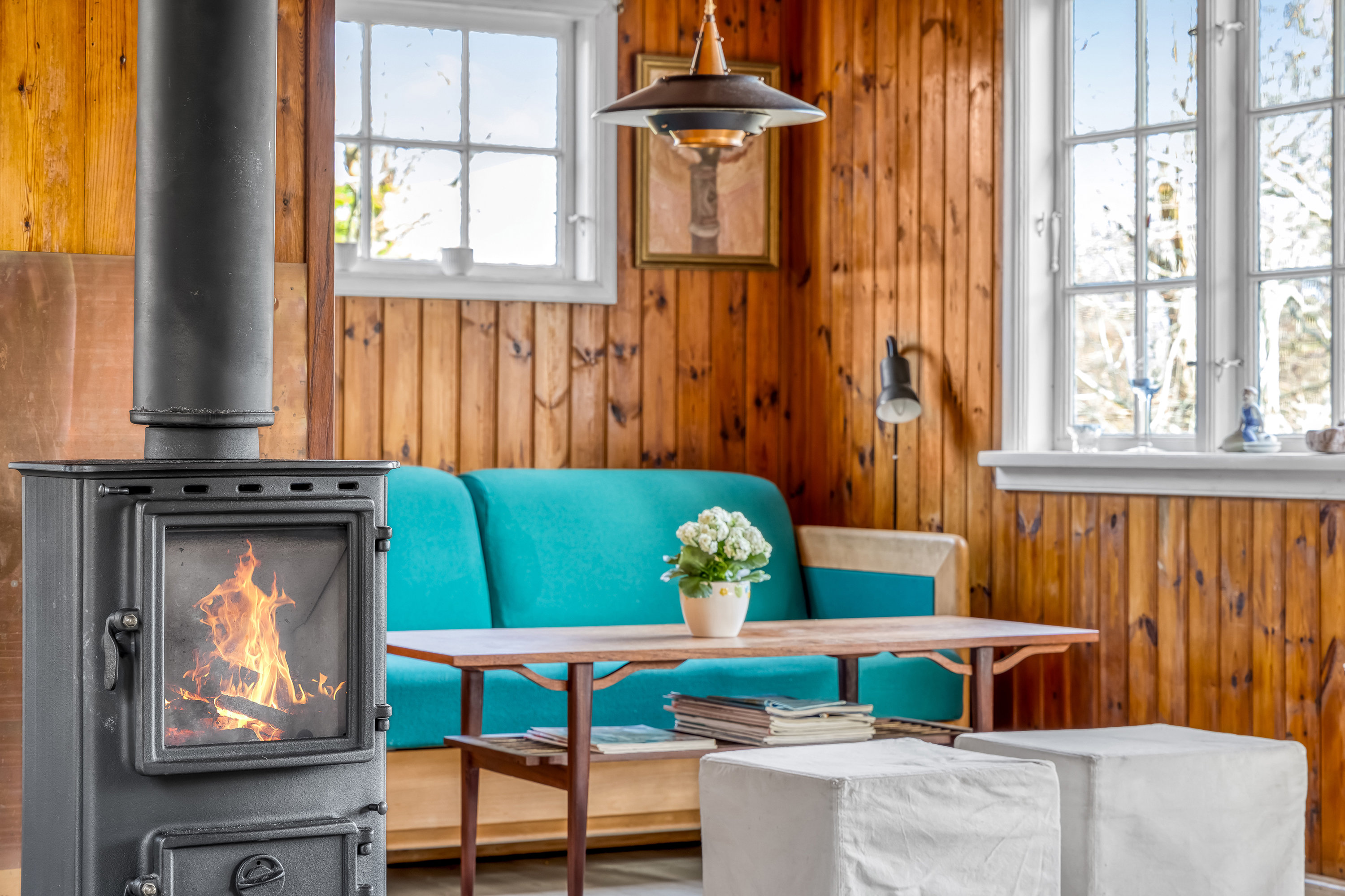 Fremhævet stue billede i fuldskærmstilstand. Billede af Parcelgårdsvej 4, 3210 Vejby