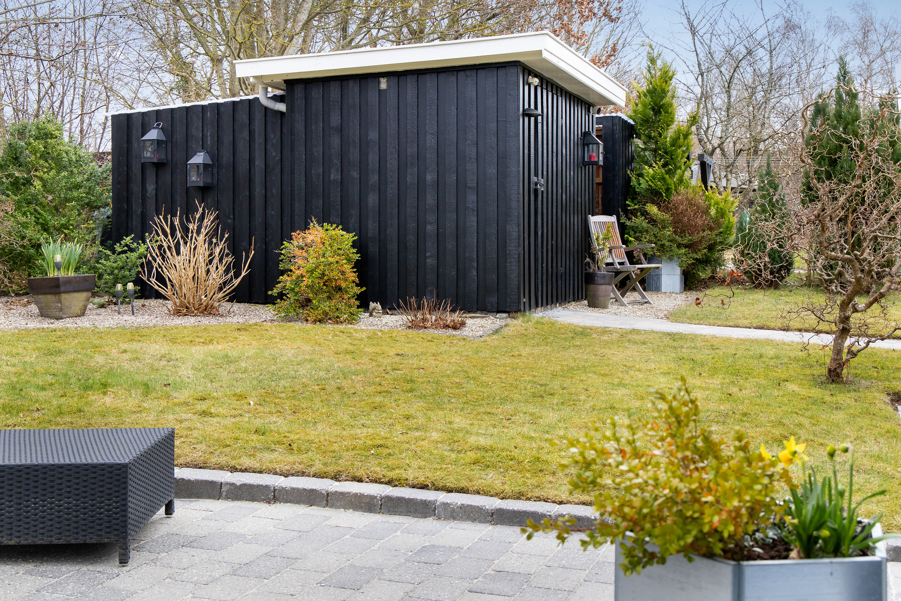 Fremhævet terrasse billede i fuldskærmstilstand. Billede af Tofteager 10, Udsholt, 3230 Græsted