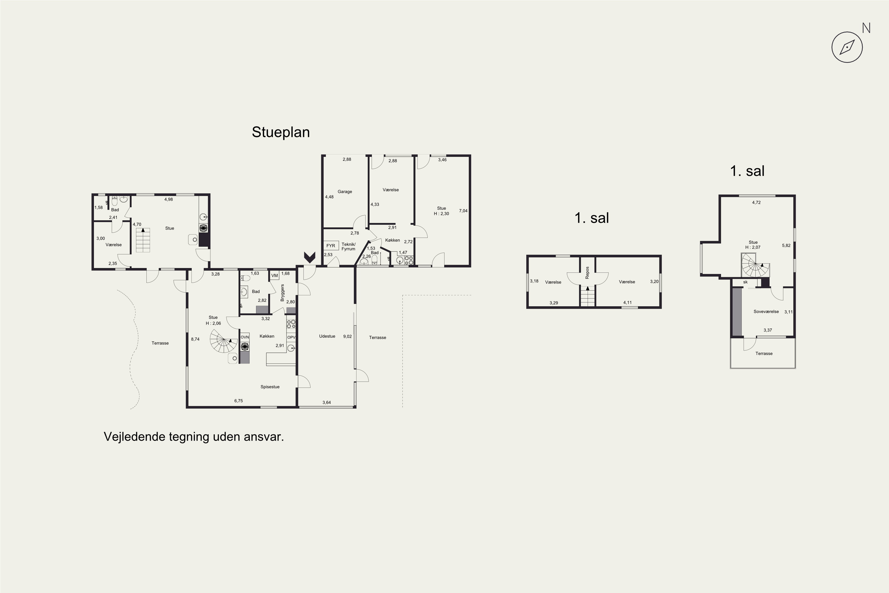 Plantegninger billede af Lundumhedevej 40, 8700 Horsens