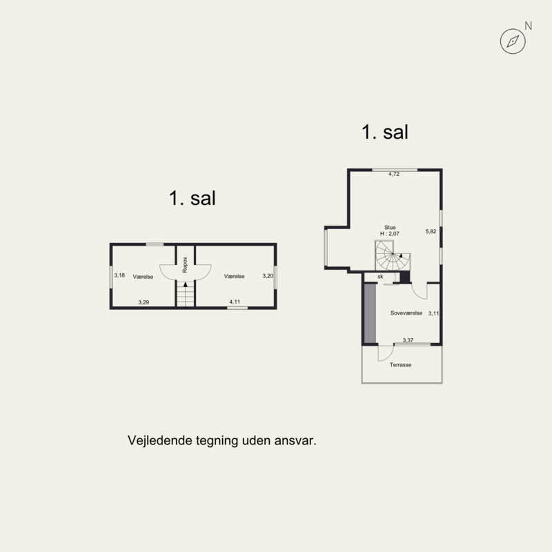 Plantegninger billede af Lundumhedevej 40, 8700 Horsens