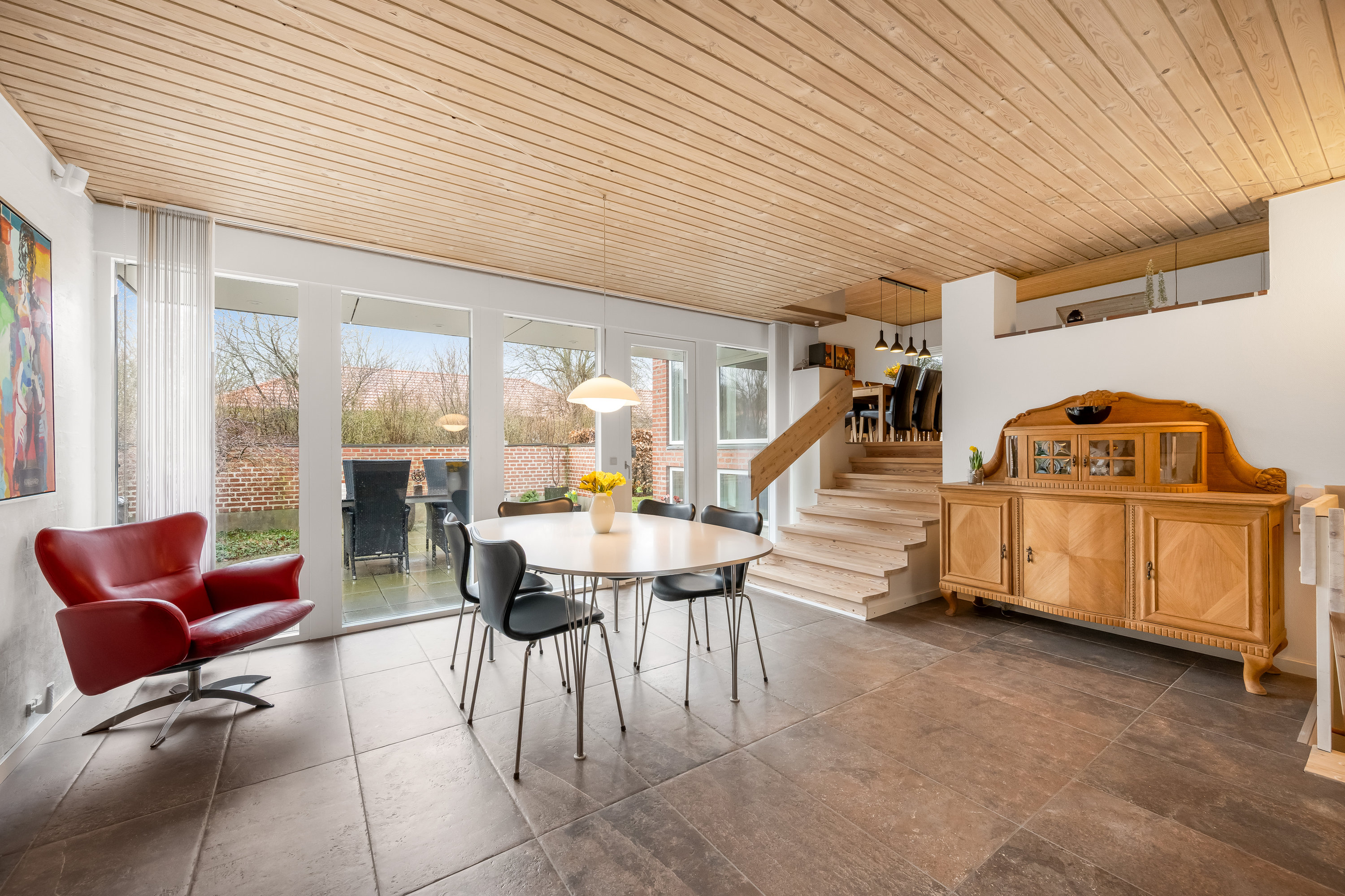 Fremhævet stue billede i fuldskærmstilstand. Billede af Parkallé 10, 6880 Tarm