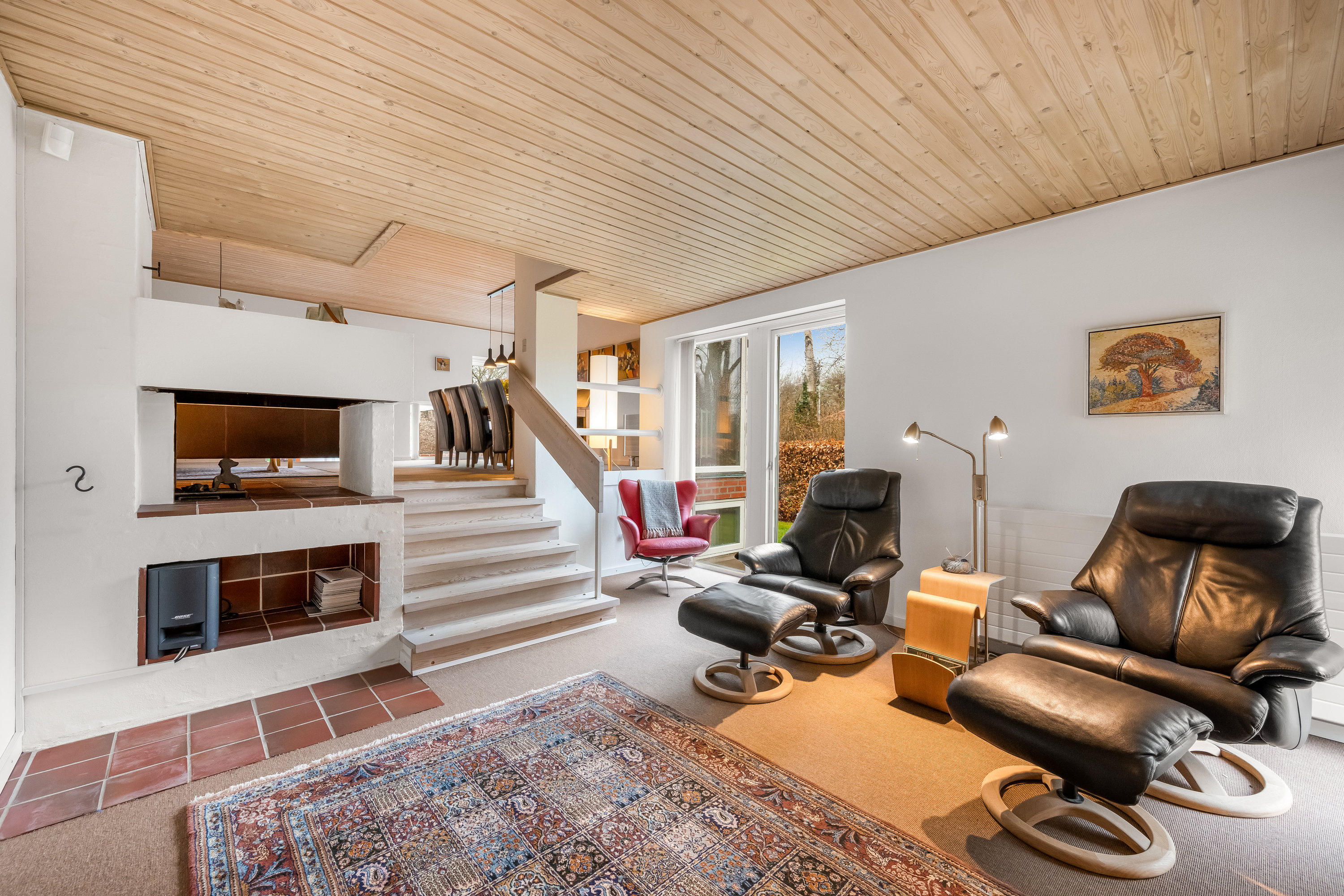 Fremhævet stue billede i fuldskærmstilstand. Billede af Parkallé 10, 6880 Tarm