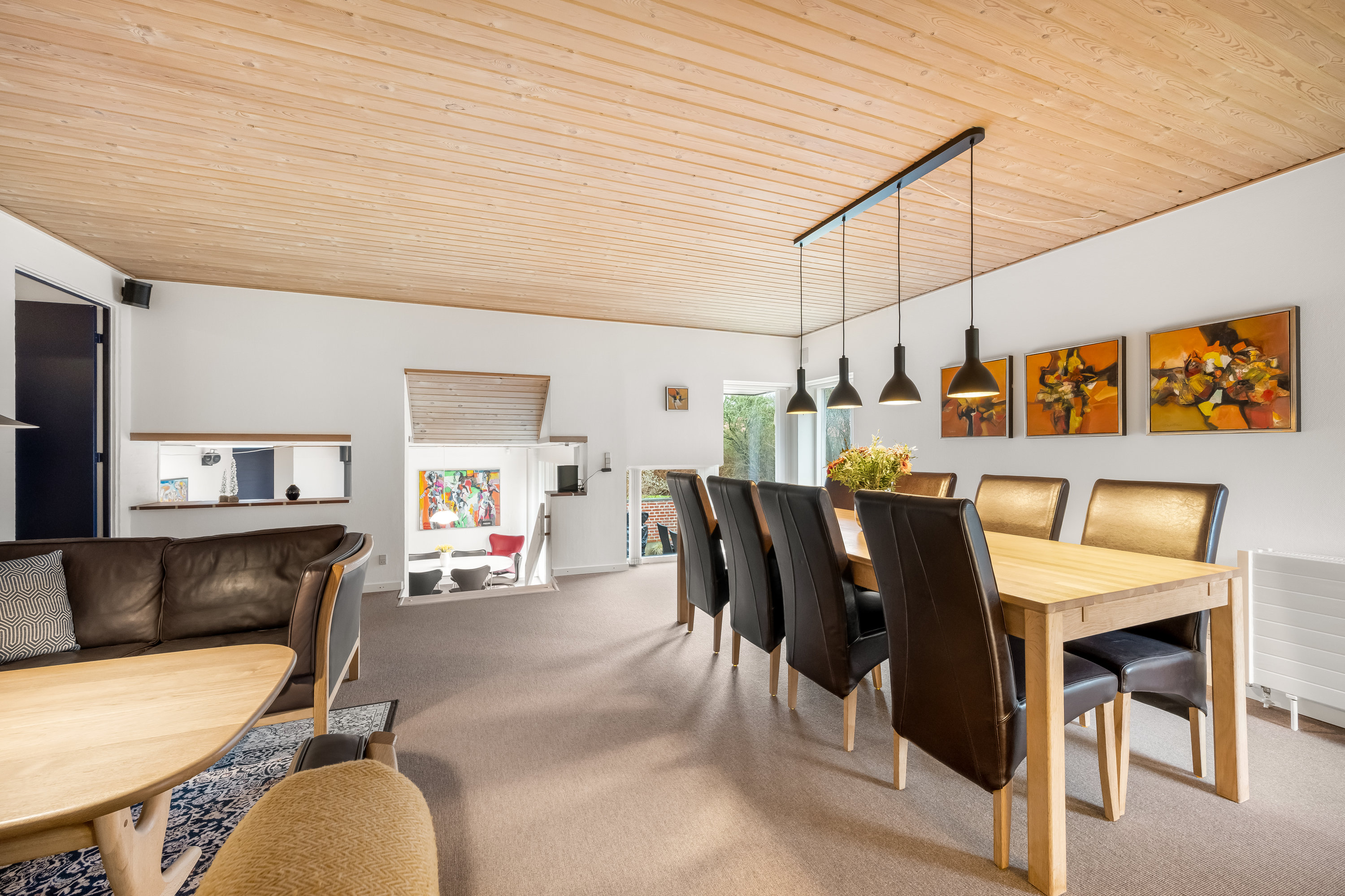 Fremhævet stue billede i fuldskærmstilstand. Billede af Parkallé 10, 6880 Tarm