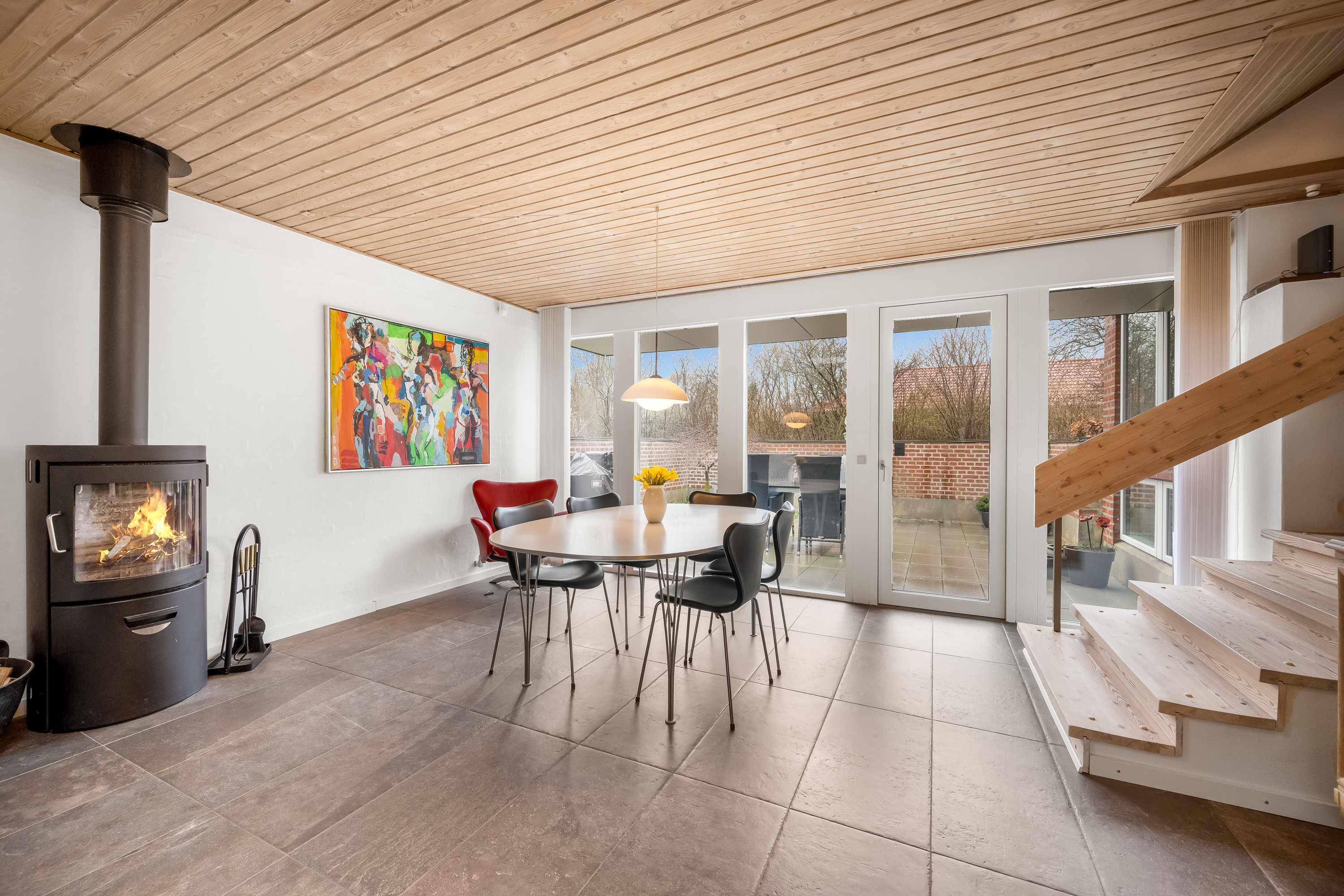 Fremhævet stue billede i fuldskærmstilstand. Billede af Parkallé 10, 6880 Tarm