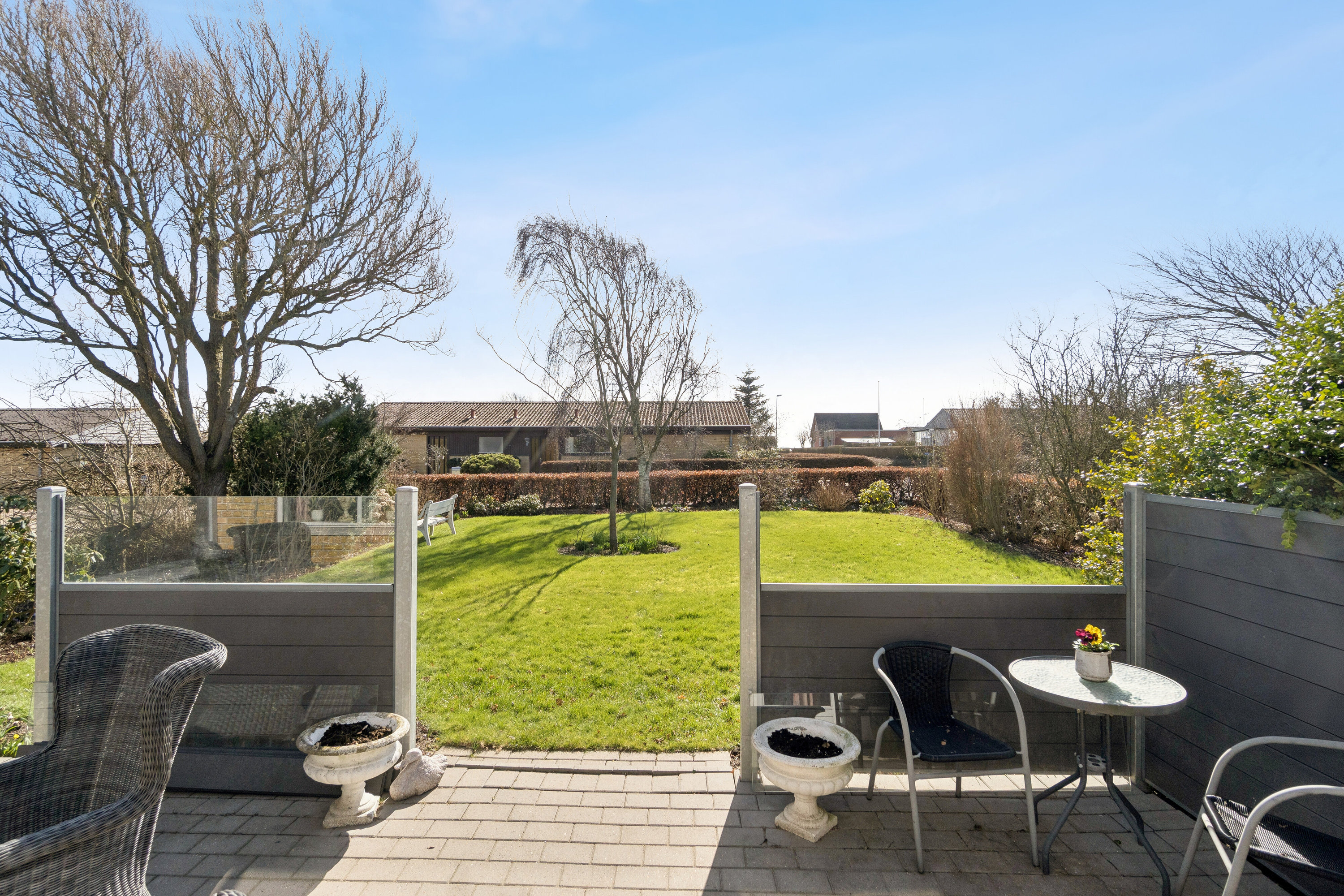 Fremhævet terrasse billede i fuldskærmstilstand. Billede af Gartnervænget 9, 7752 Snedsted