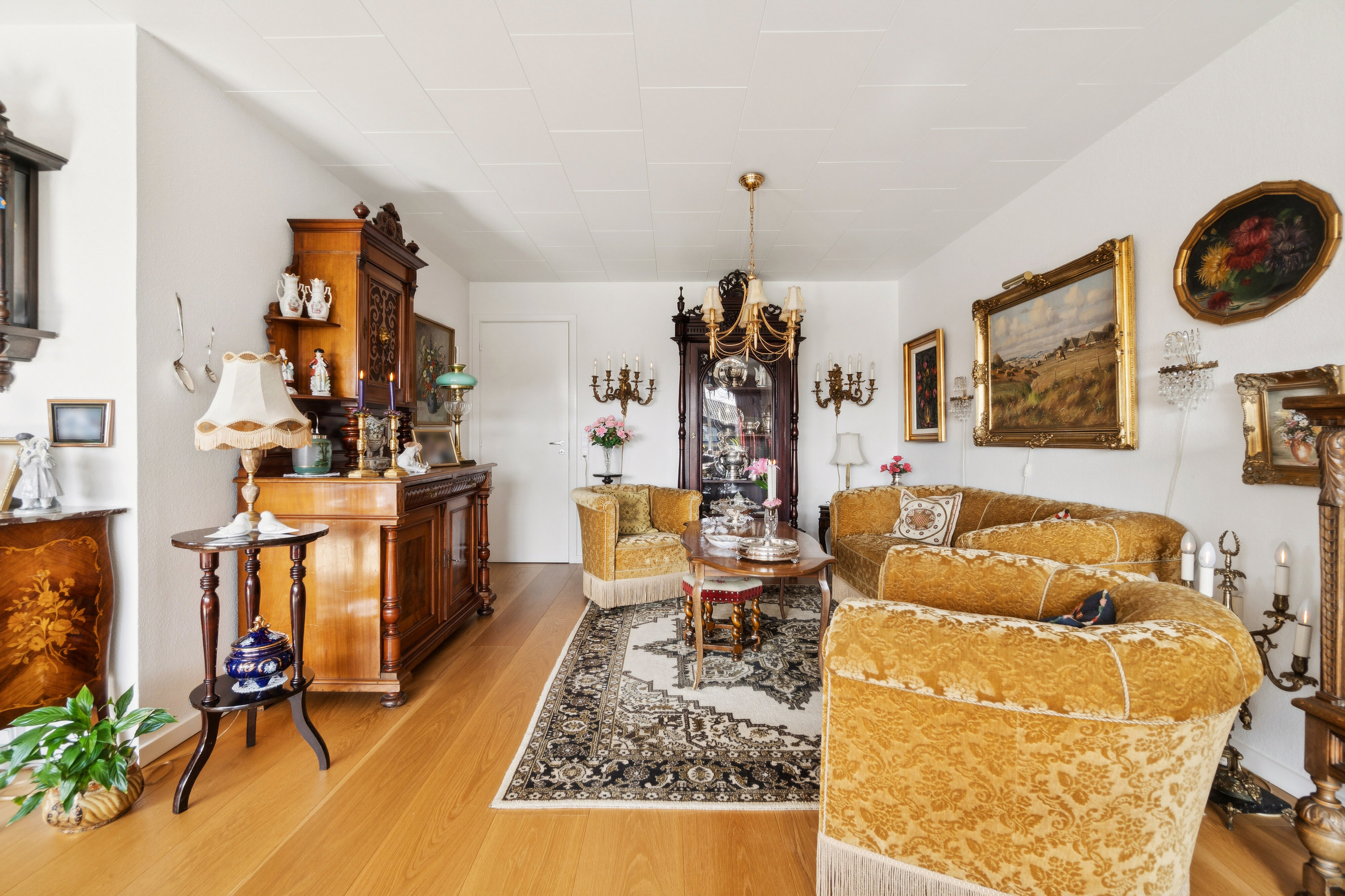 Fremhævet stue billede i fuldskærmstilstand. Billede af Gartnervænget 9, 7752 Snedsted