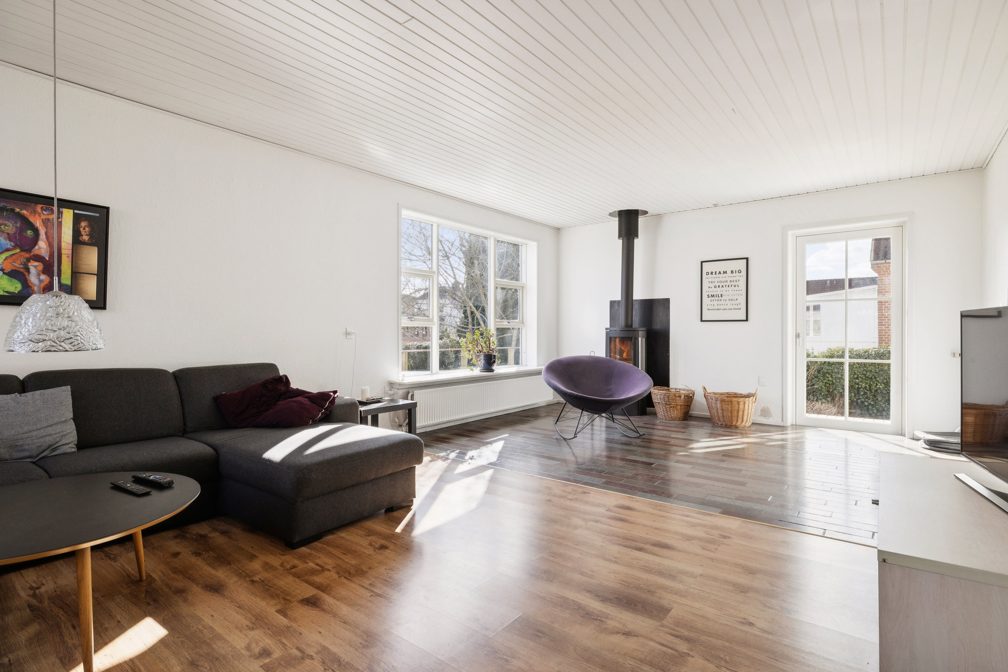 Fremhævet stue billede i fuldskærmstilstand. Billede af Nørre Boulevard 7, 8900 Randers C