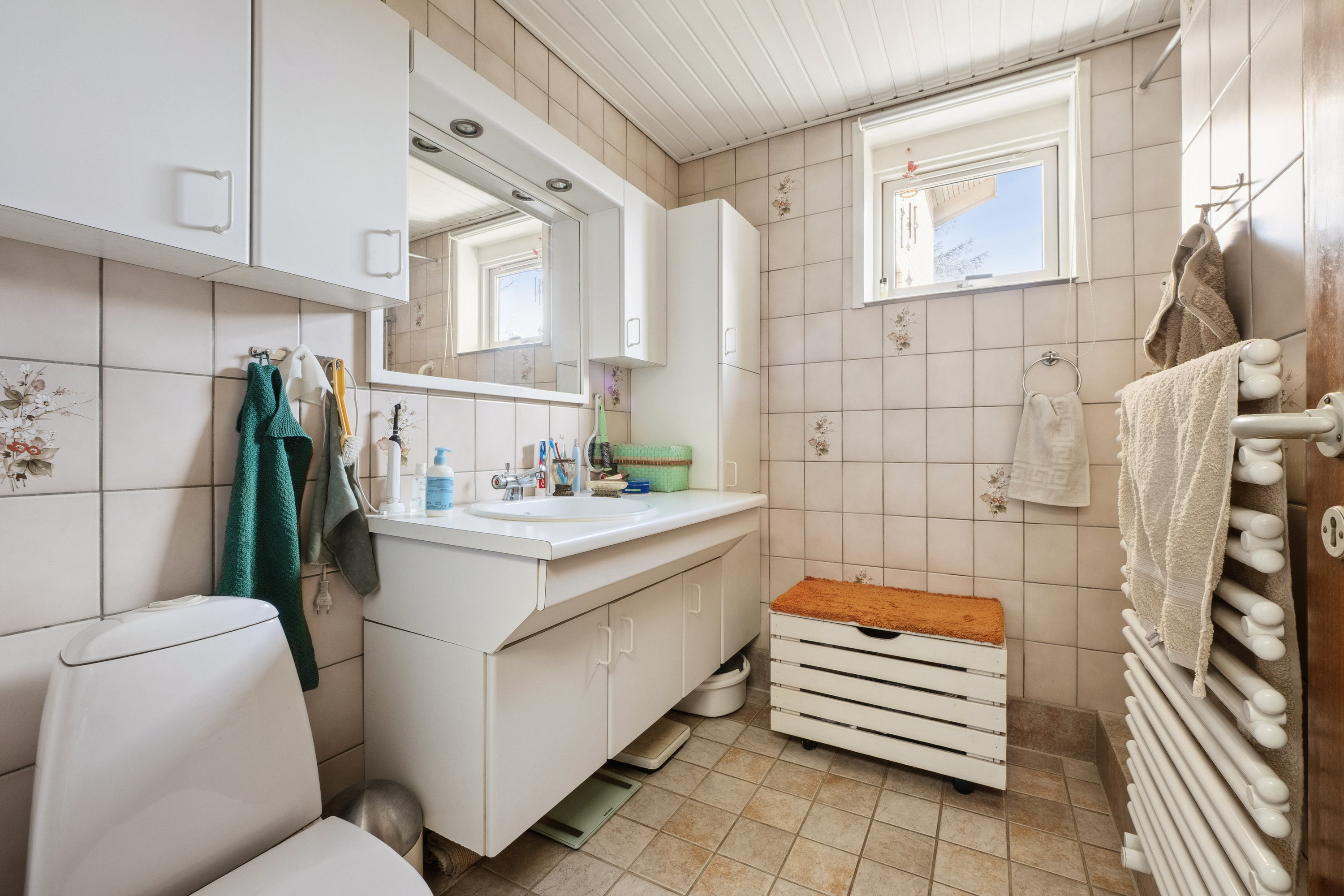 Fremhævet badeværelse billede i fuldskærmstilstand. Billede af Hasselvænget 23, 7800 Skive