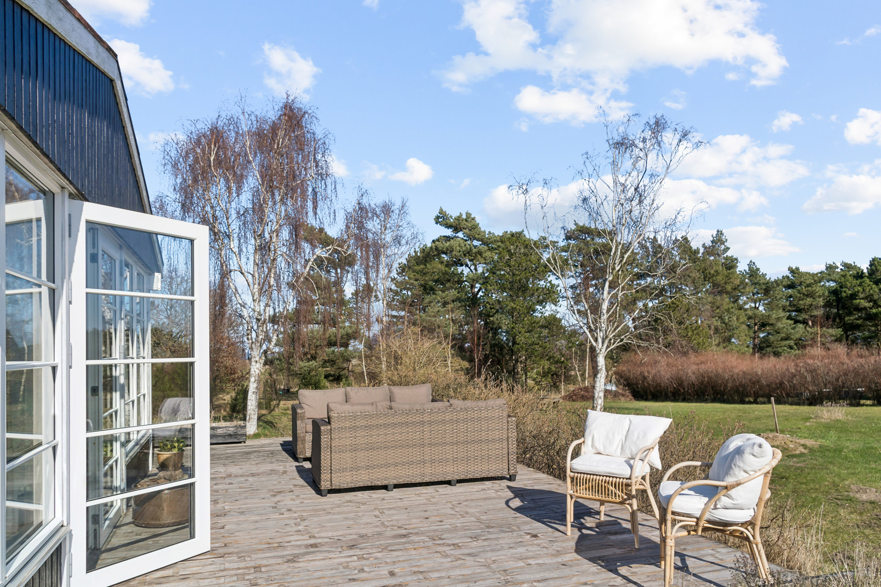 Fremhævet terrasse billede i fuldskærmstilstand. Billede af Blikvej 4, 4400 Kalundborg