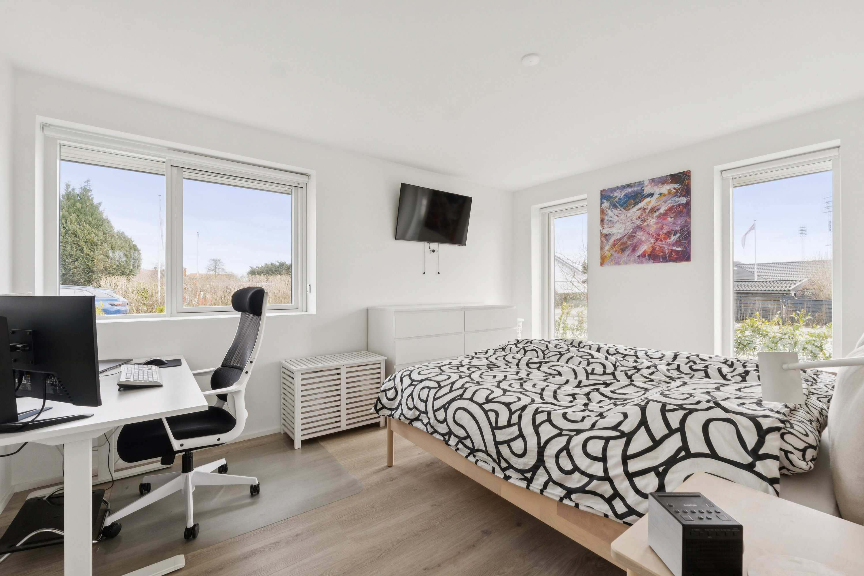 Fremhævet soveværelse billede i fuldskærmstilstand. Billede af H C Bojsensvej 1, 2650 Hvidovre