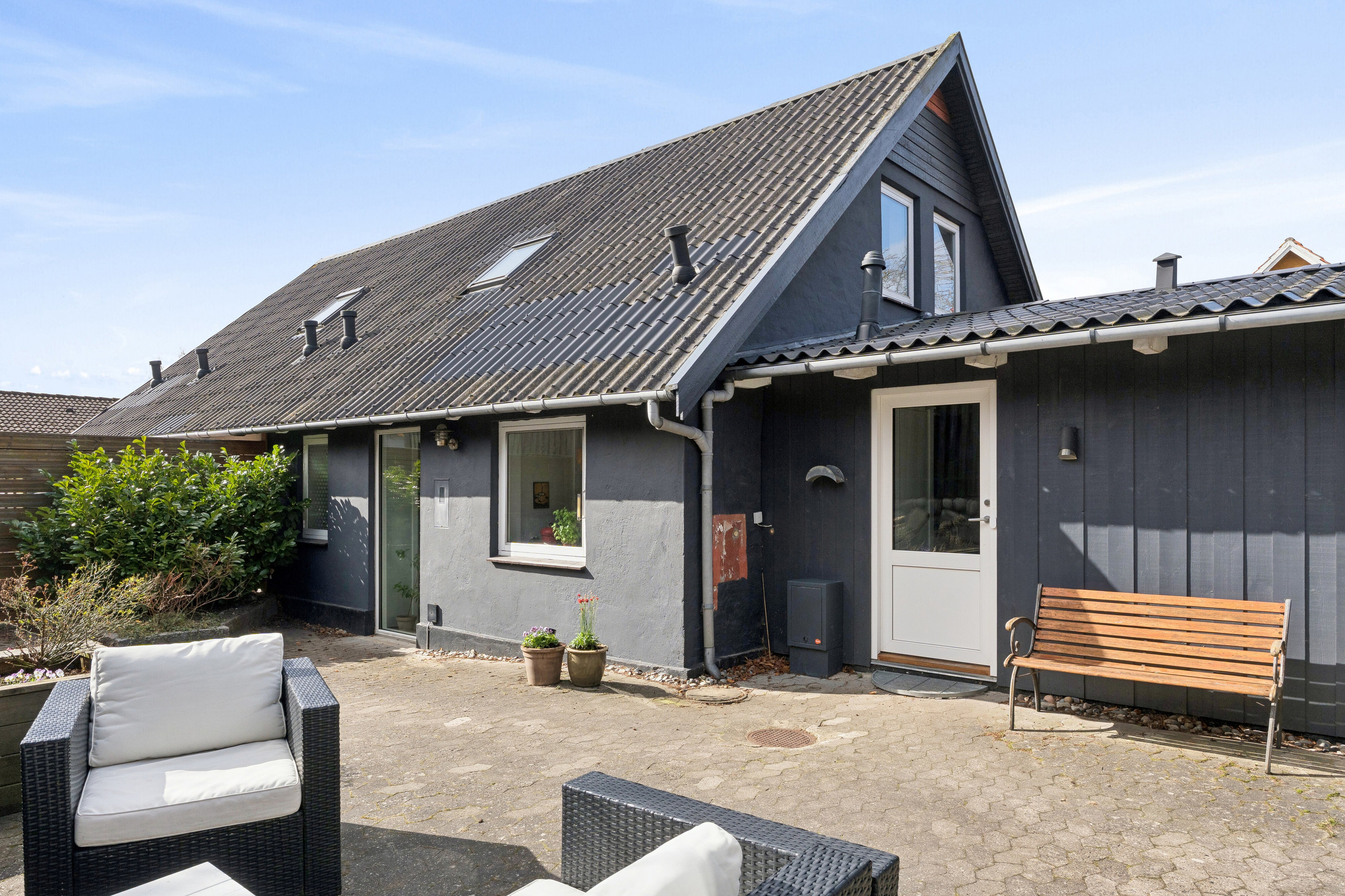 Fremhævet terrasse billede i fuldskærmstilstand. Billede af Åvej 18A, Himmelev, 4000 Roskilde