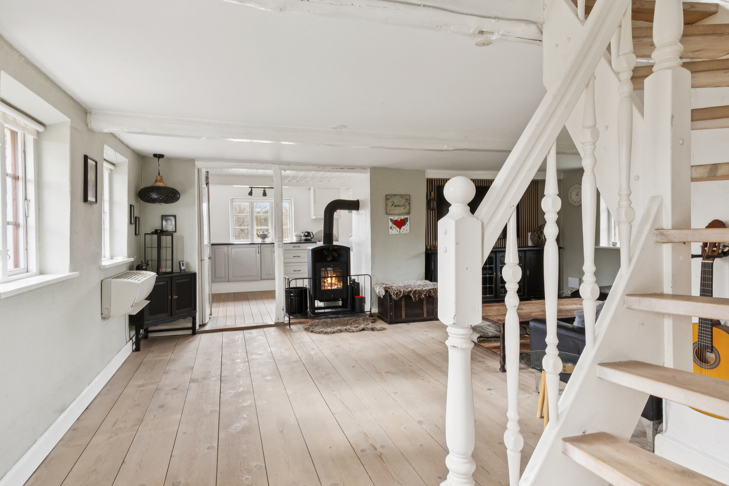 Fremhævet stue billede i fuldskærmstilstand. Billede af Frederiksberg 69, 4470 Svebølle