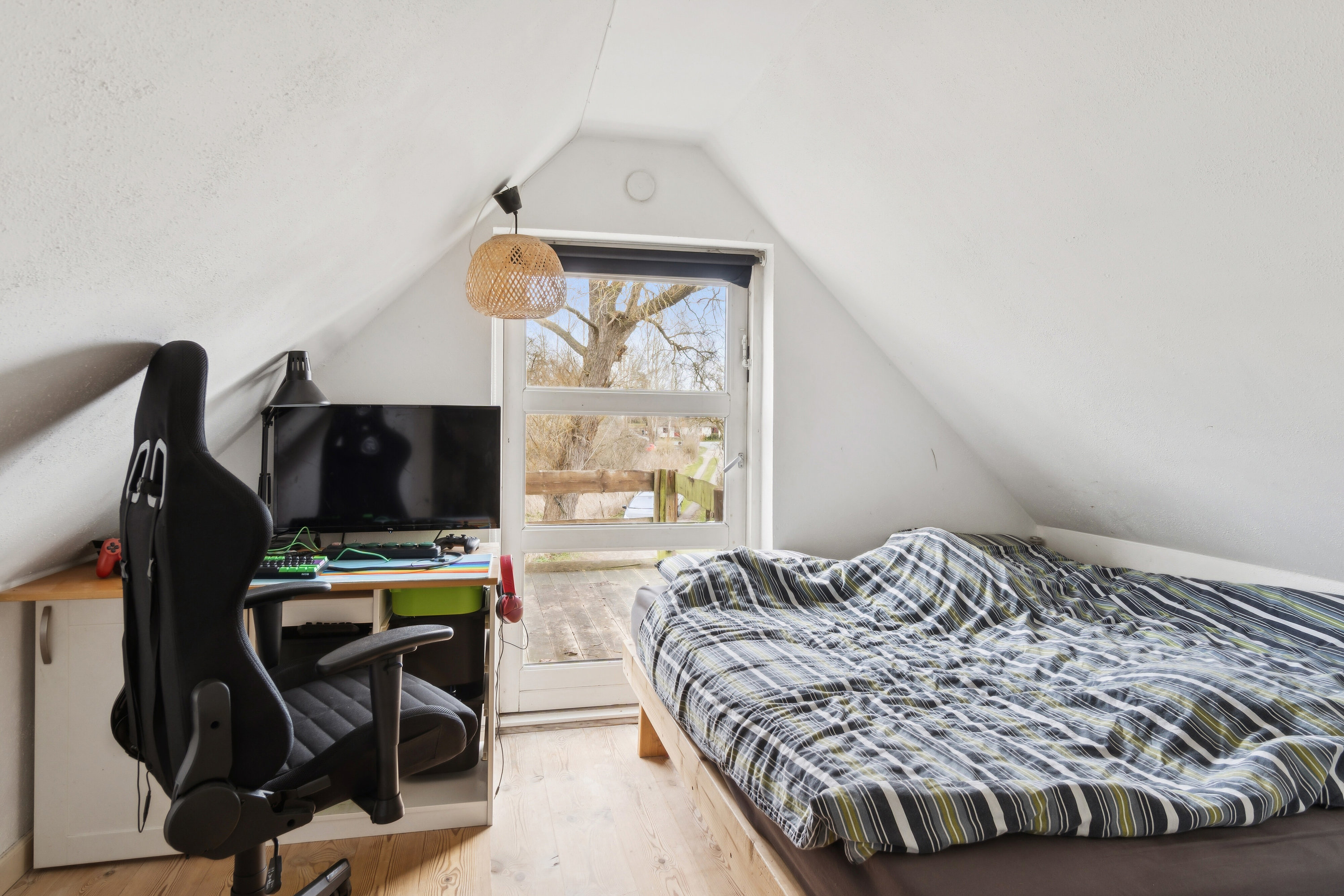 Fremhævet soveværelse billede i fuldskærmstilstand. Billede af Frederiksberg 69, 4470 Svebølle