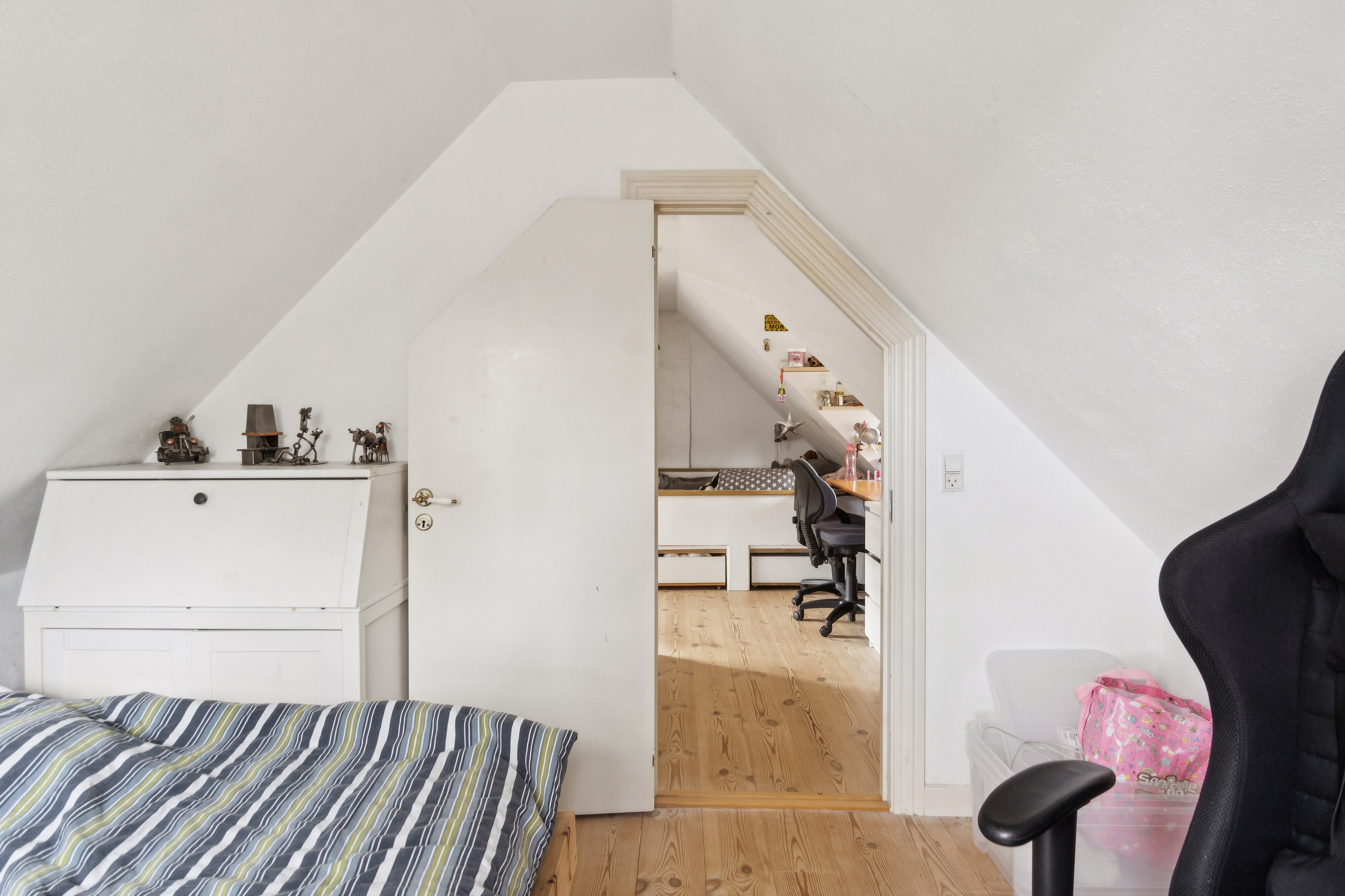 Fremhævet soveværelse billede i fuldskærmstilstand. Billede af Frederiksberg 69, 4470 Svebølle