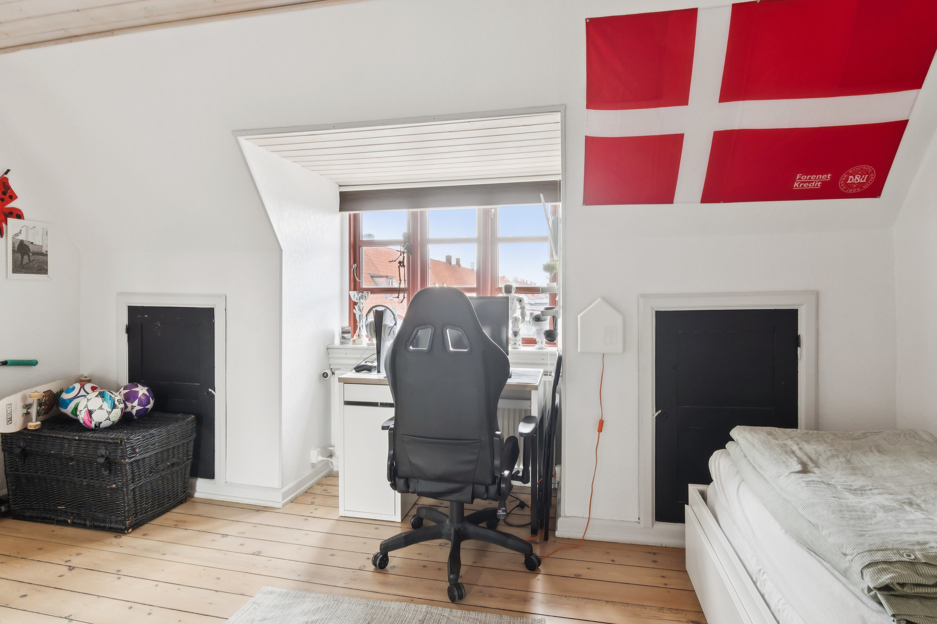 Fremhævet soveværelse billede i fuldskærmstilstand. Billede af N Valdemars Alle 9, 4400 Kalundborg