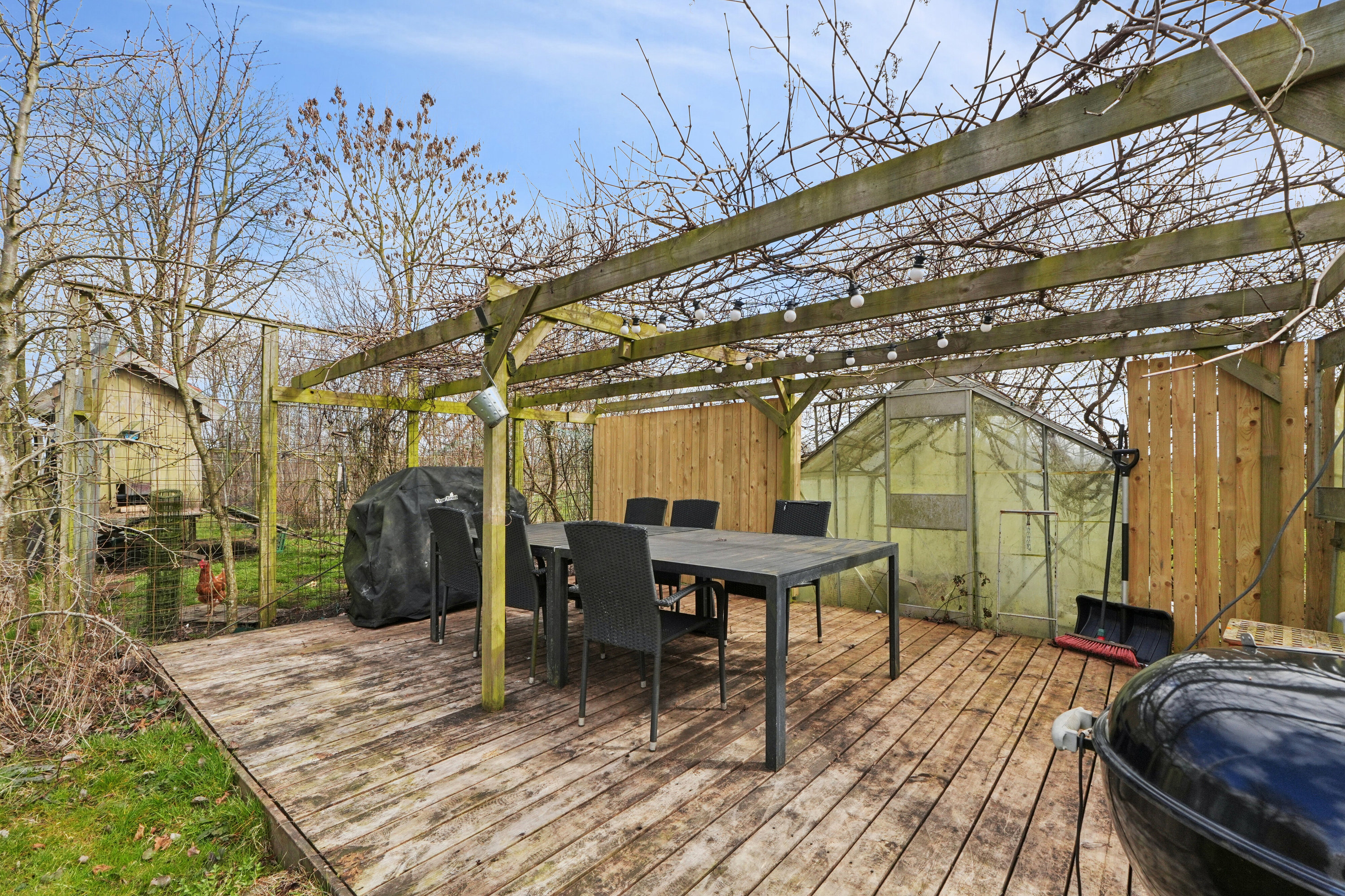 Fremhævet overdækket terrasse billede i fuldskærmstilstand. Billede af Sundsgårdsvej 2, Herringe, 5750 Ringe