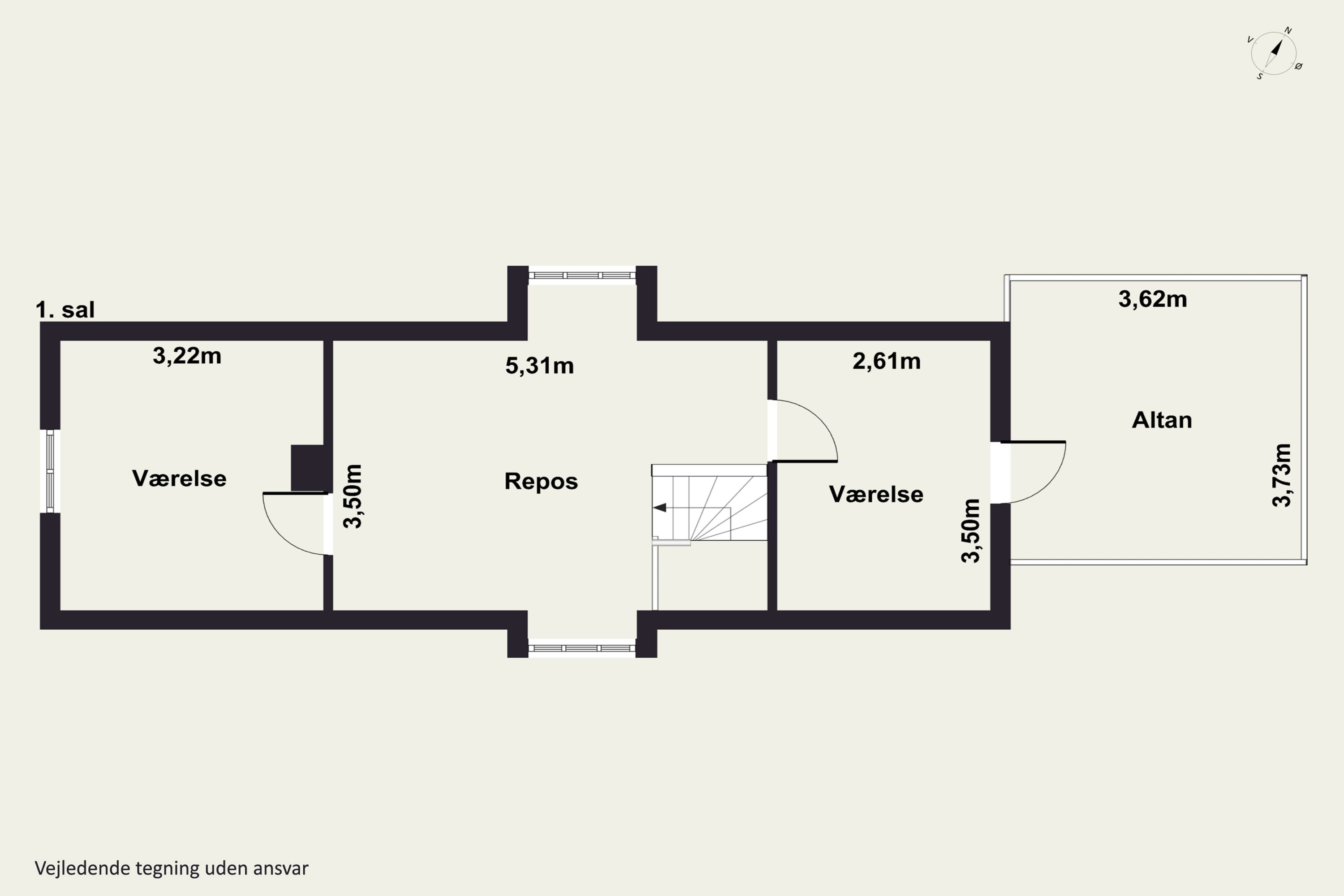 Plantegninger billede af Frederiksberg 69, 4470 Svebølle