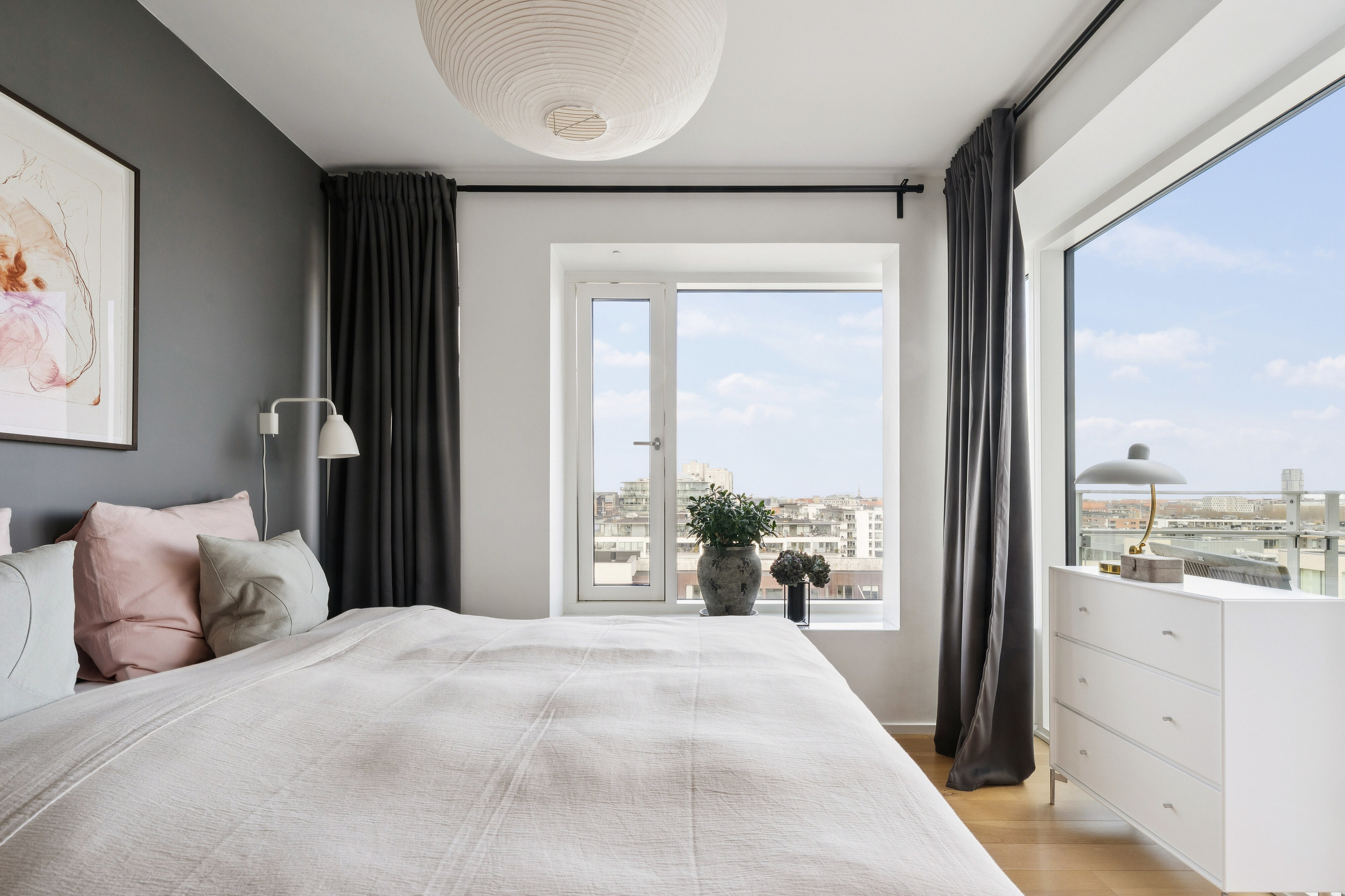 Fremhævet soveværelse billede i fuldskærmstilstand. Billede af Islands Brygge 38C, 10. tv., 2300 København S