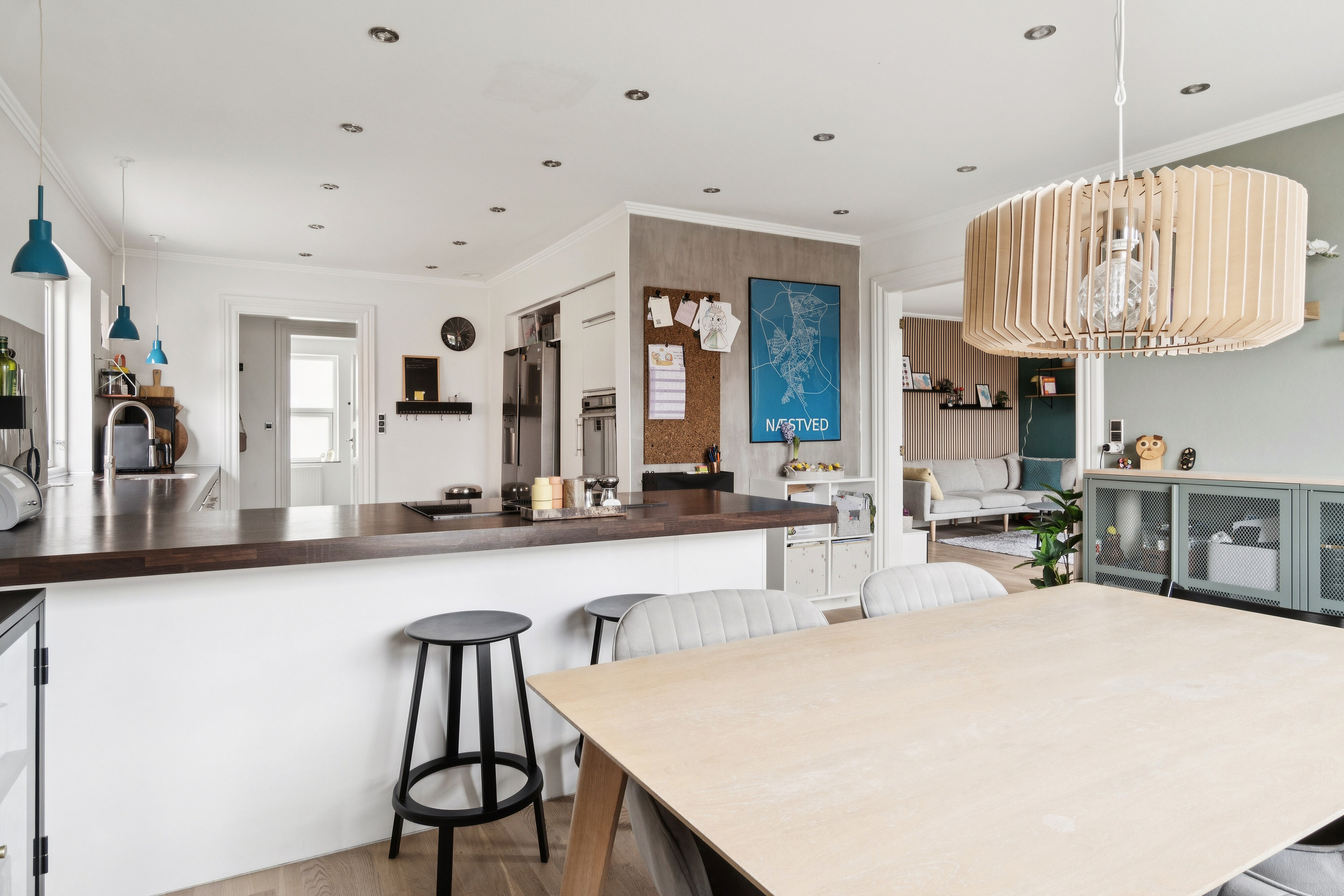 Fremhævet spisestue billede i fuldskærmstilstand. Billede af Havrevænget 5, 4700 Næstved