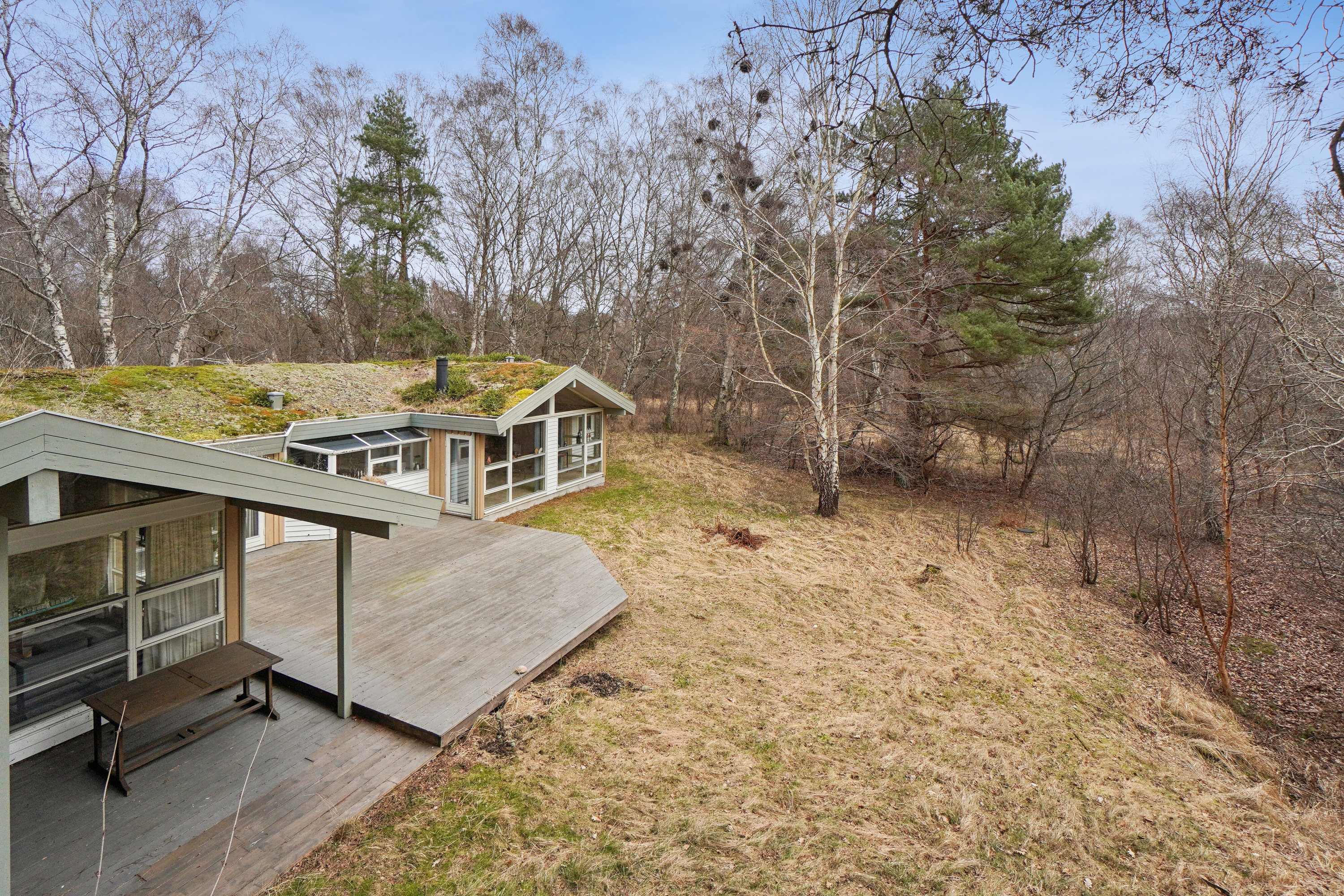 Fremhævet set fra haven billede i fuldskærmstilstand. Billede af Vesterledsvej 13, Asserbo, 3300 Frederiksværk