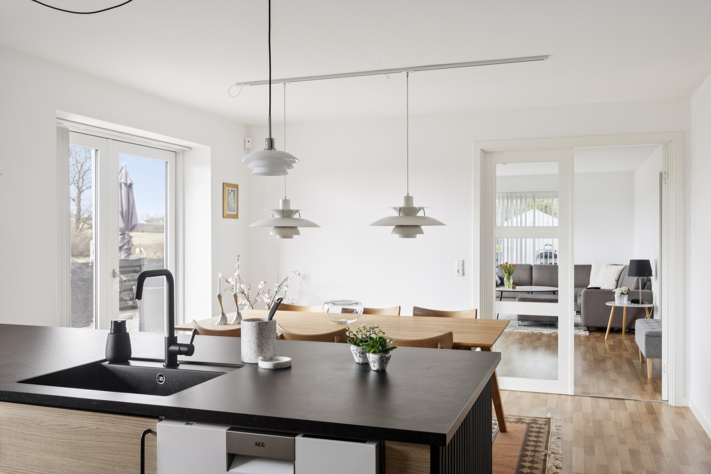 Fremhævet køkken billede i fuldskærmstilstand. Billede af Degnehuse 7, 4450 Jyderup