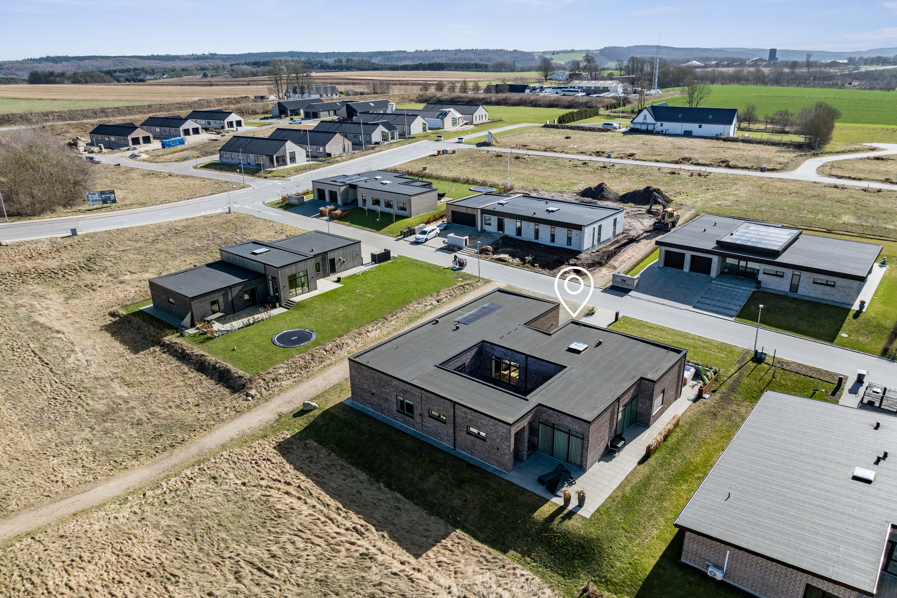 Fremhævet luftfoto billede i fuldskærmstilstand. Billede af Høje Støvring 216, 9530 Støvring