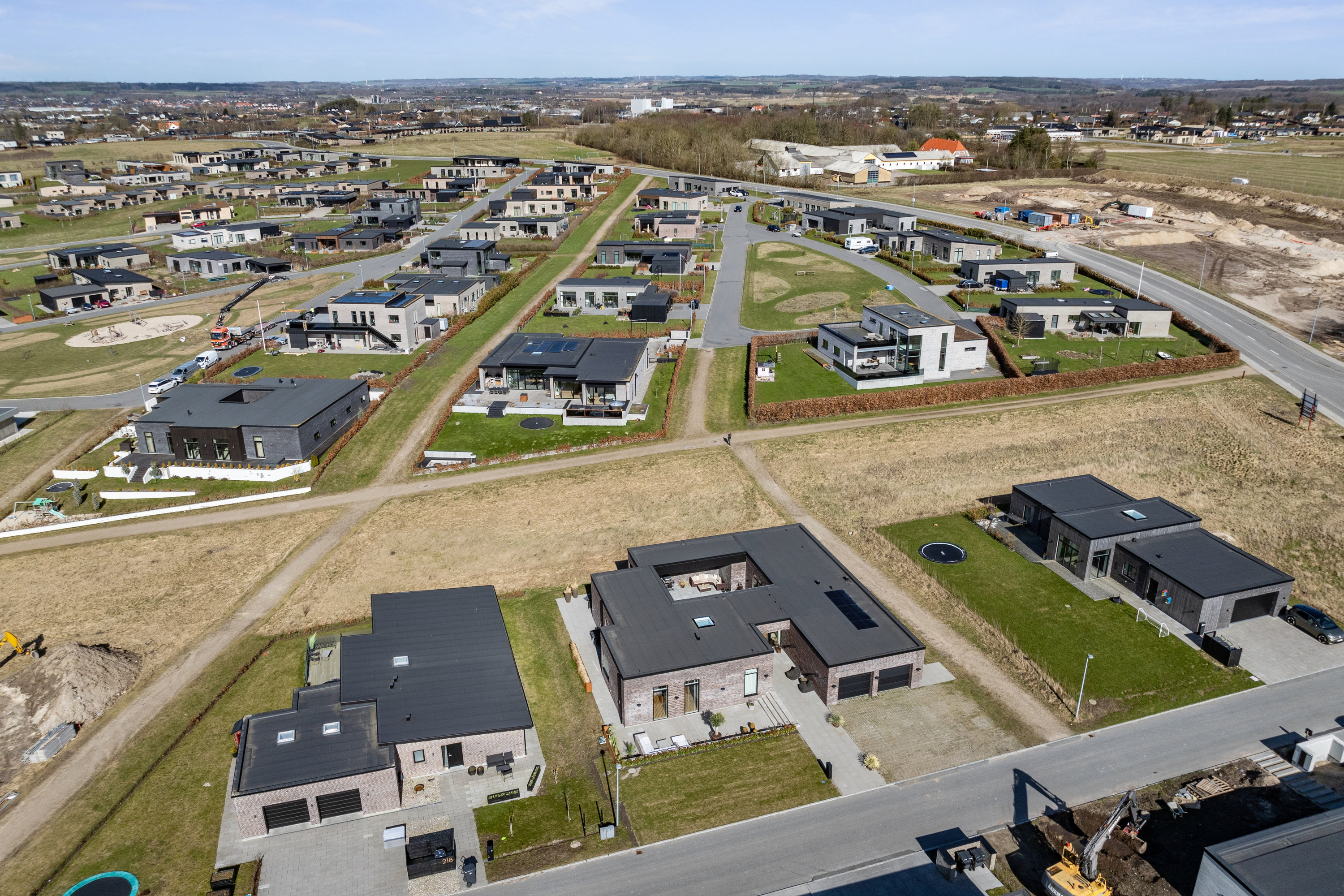 Fremhævet luftfoto billede i fuldskærmstilstand. Billede af Høje Støvring 216, 9530 Støvring