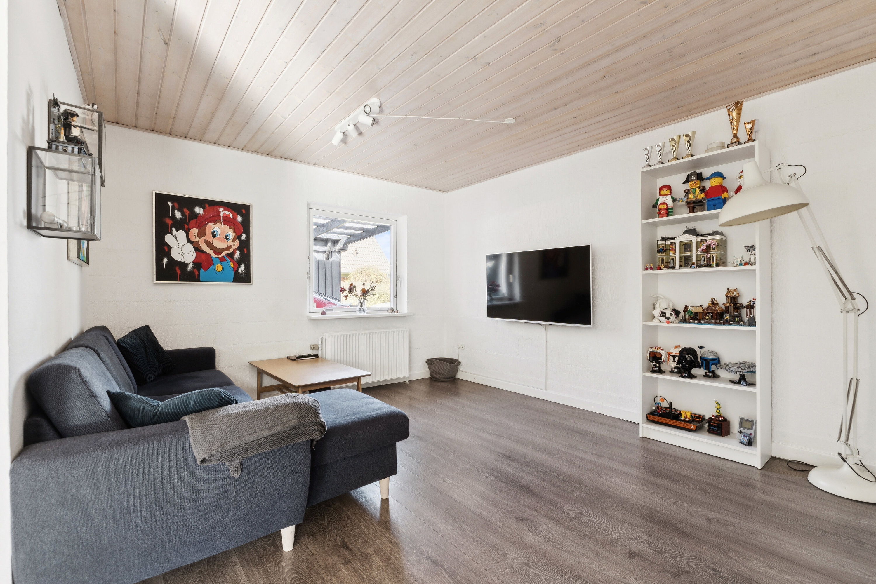 Fremhævet stue billede i fuldskærmstilstand. Billede af Dalsøvej 24, 7200 Grindsted