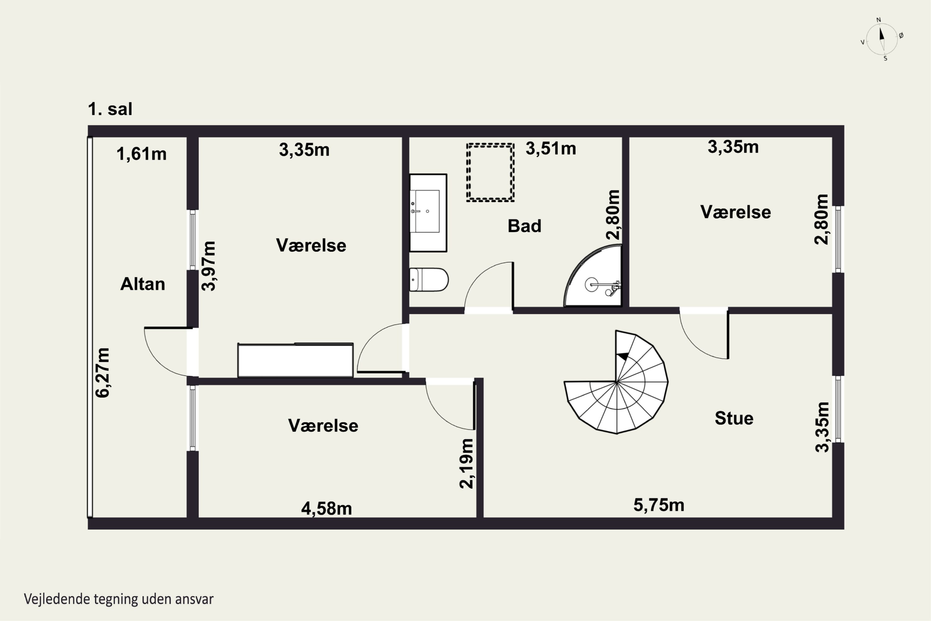 Plantegninger billede af Dalsøvej 24, 7200 Grindsted