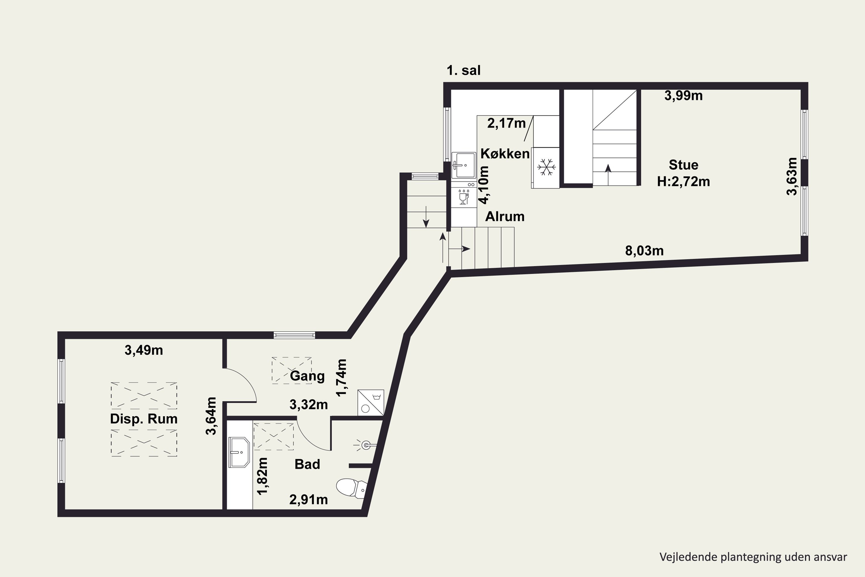 Plantegninger billede af Torvet 10, 6760 Ribe
