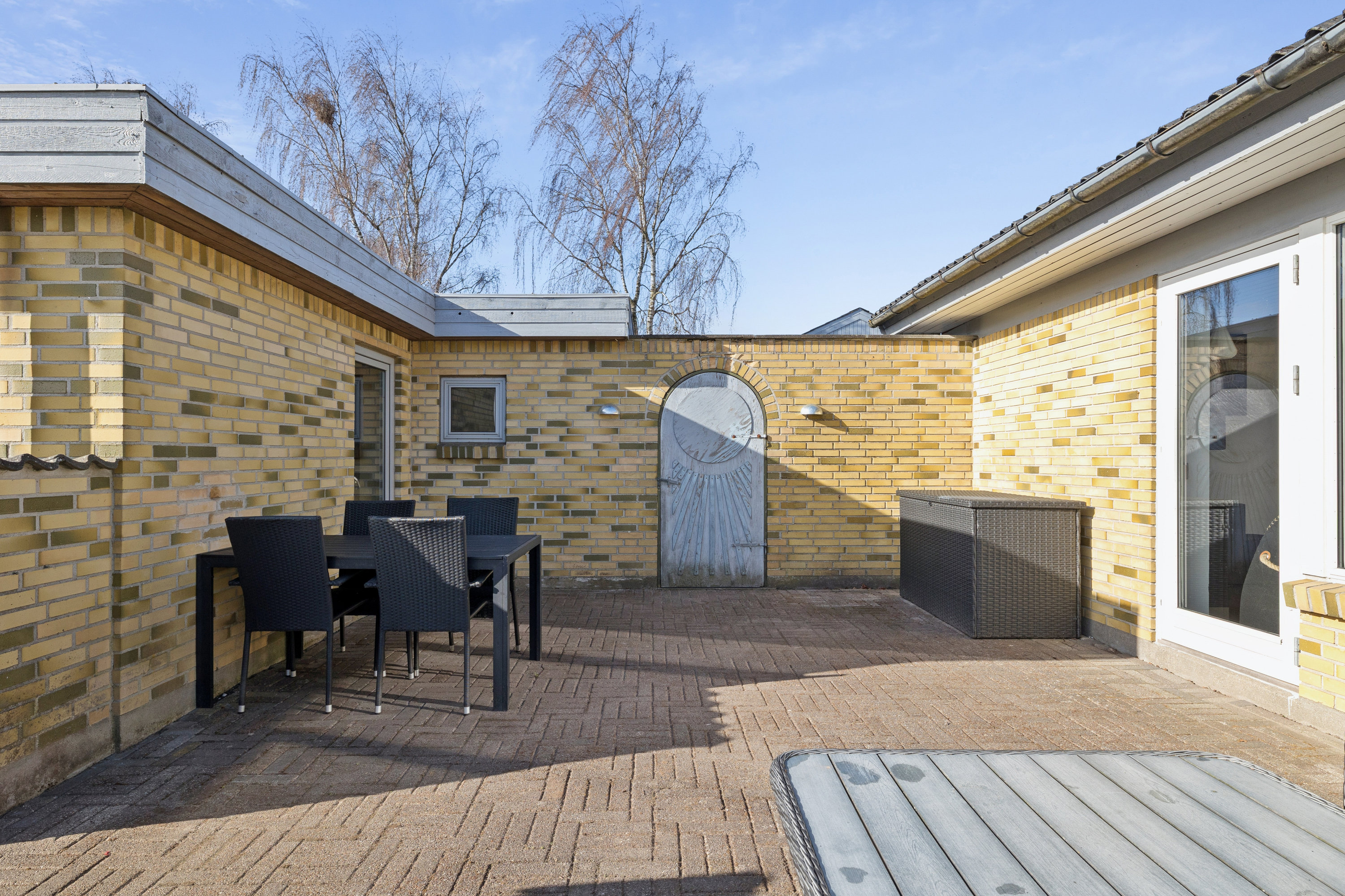 Fremhævet terrasse billede i fuldskærmstilstand. Billede af Kvædeparken 80, 9500 Hobro