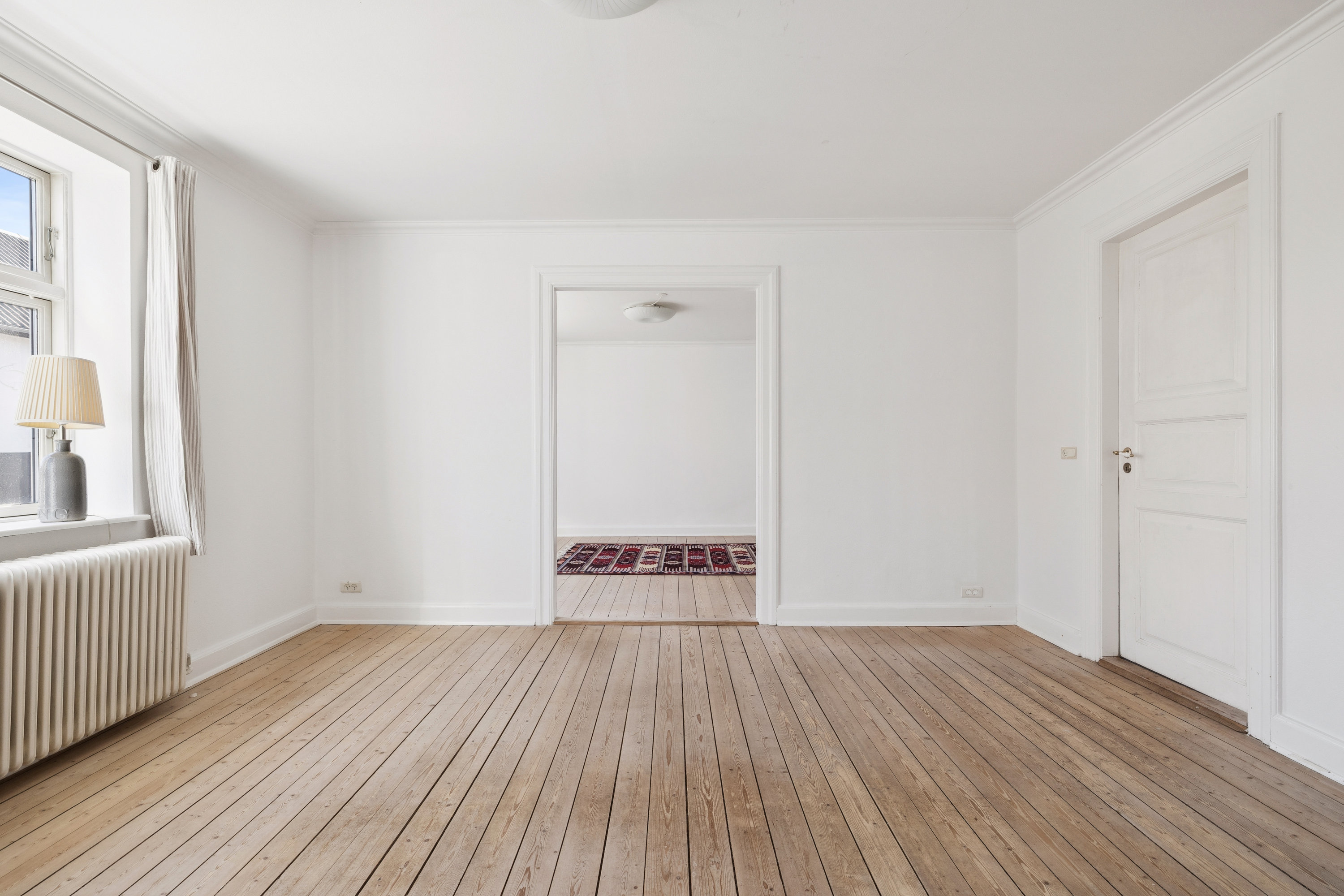 Fremhævet stue billede i fuldskærmstilstand. Billede af Sandstræde 6, Klejtrup, 9500 Hobro