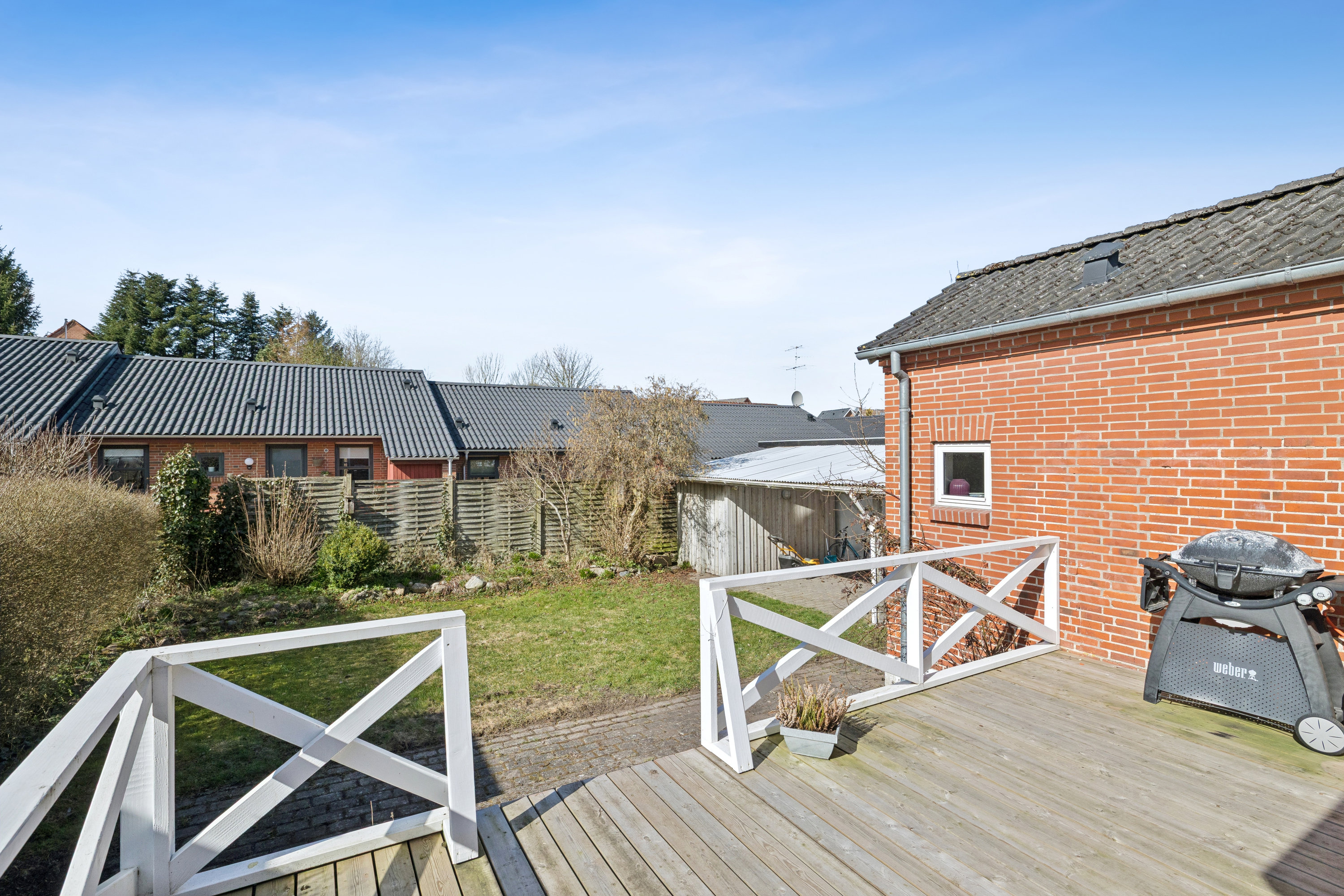 Fremhævet terrasse billede i fuldskærmstilstand. Billede af Sandstræde 6, Klejtrup, 9500 Hobro