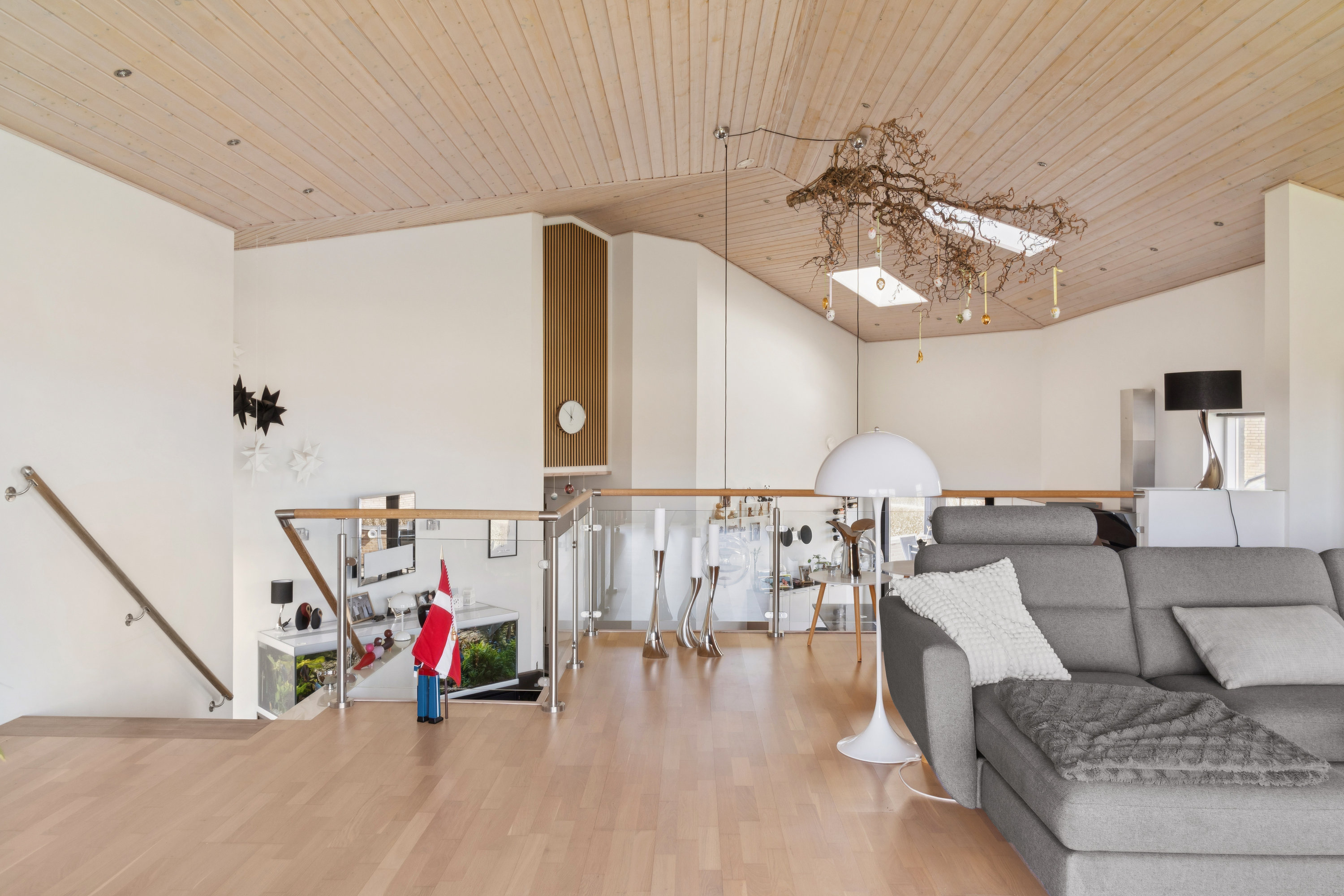 Fremhævet stue billede i fuldskærmstilstand. Billede af Søparken 12, Marienhoff, 8550 Ryomgård