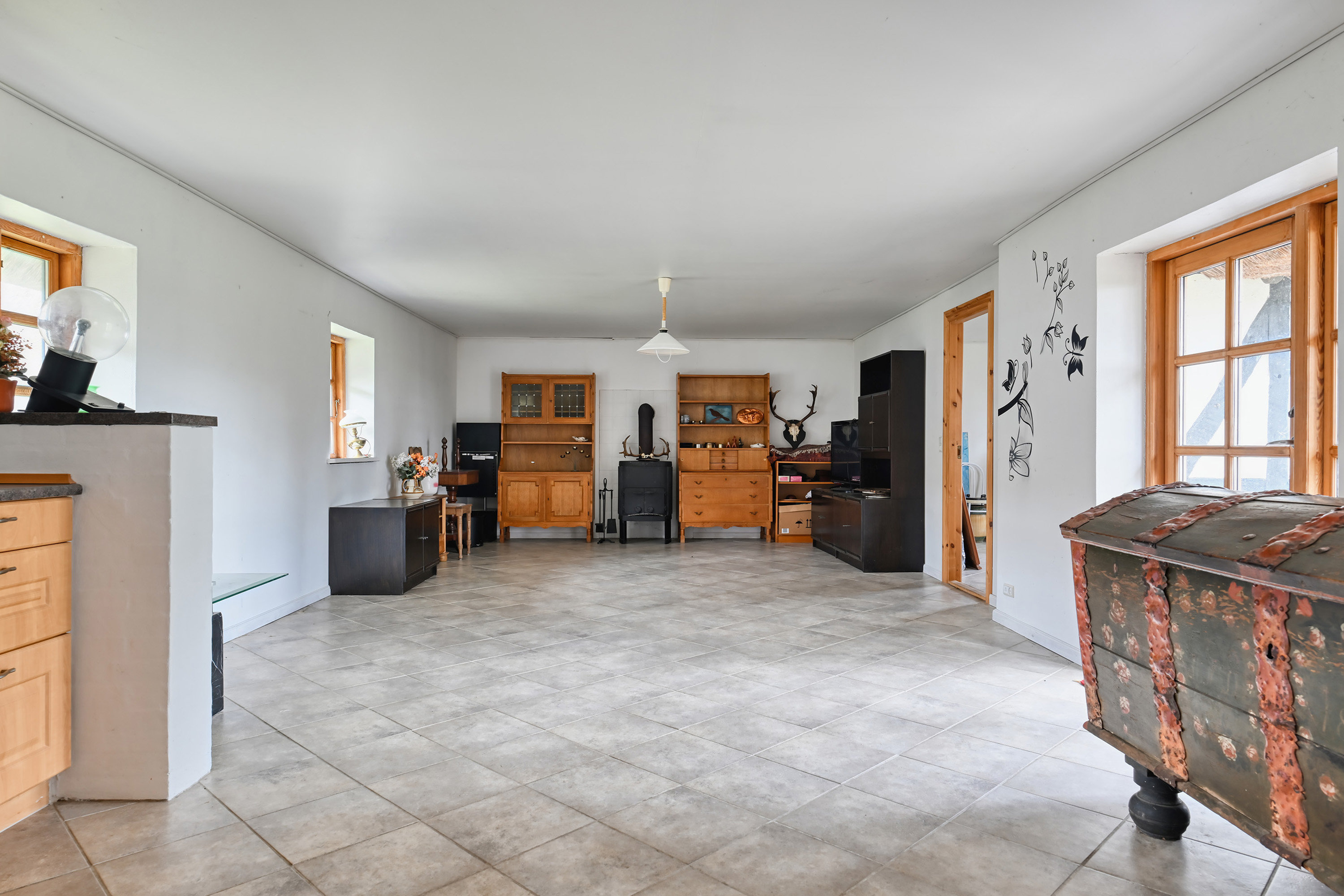 Fremhævet køkken alrum billede i fuldskærmstilstand. Billede af Lienlundsvej 1, Nr Frejlev, 4892 Kettinge