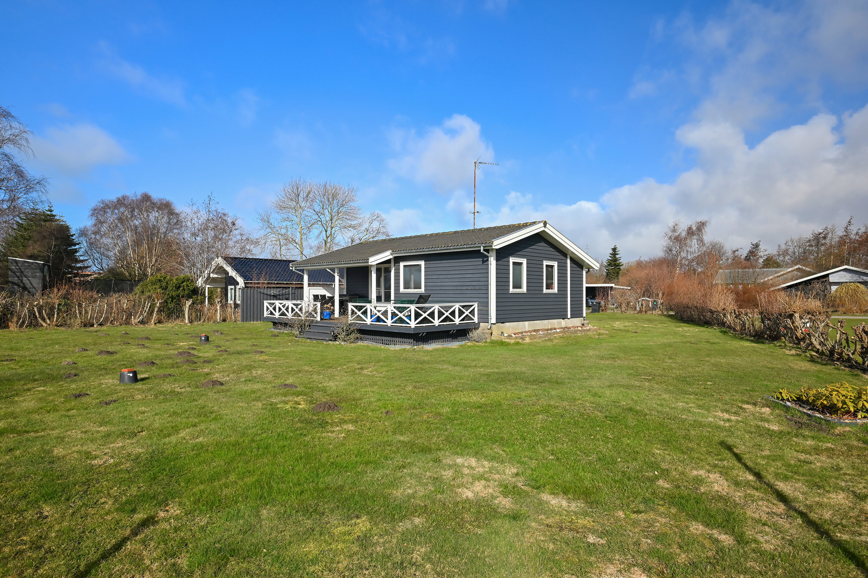 Fremhævet facade billede i fuldskærmstilstand. Billede af Cikorievej 7, Gedesby, 4874 Gedser