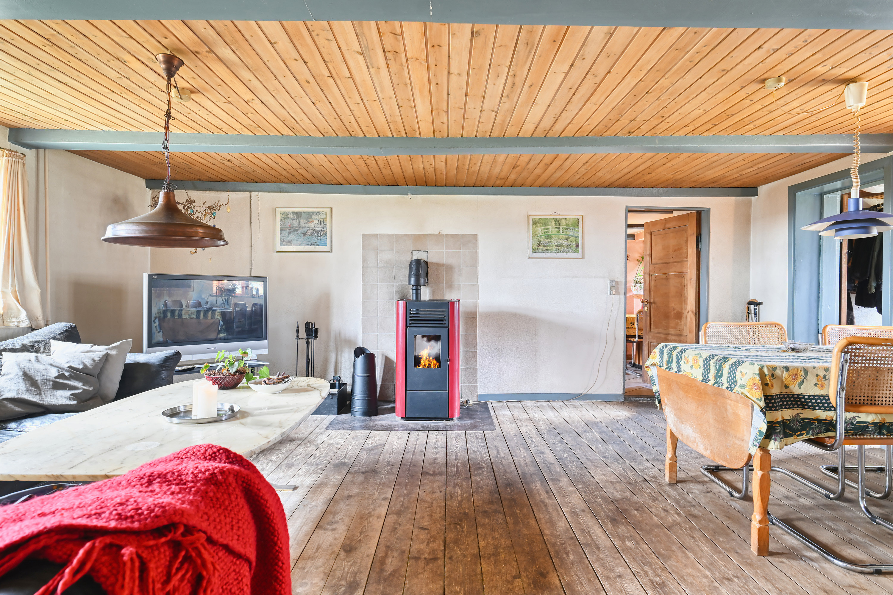 Fremhævet stue billede i fuldskærmstilstand. Billede af Lienlundsvej 1, Nr Frejlev, 4892 Kettinge