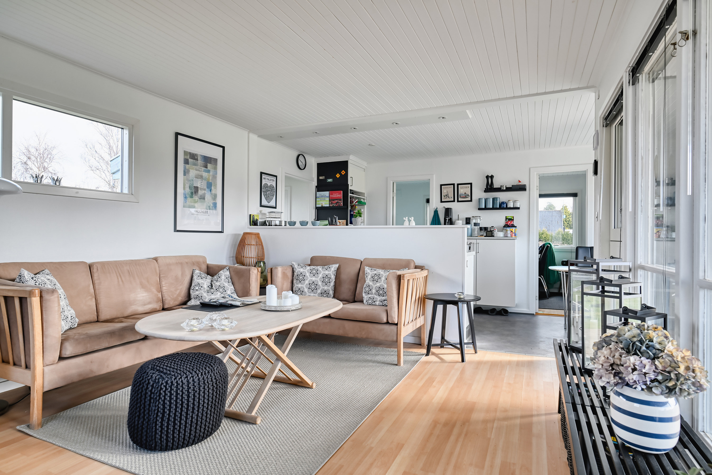 Fremhævet stue billede i fuldskærmstilstand. Billede af Cikorievej 7, Gedesby, 4874 Gedser