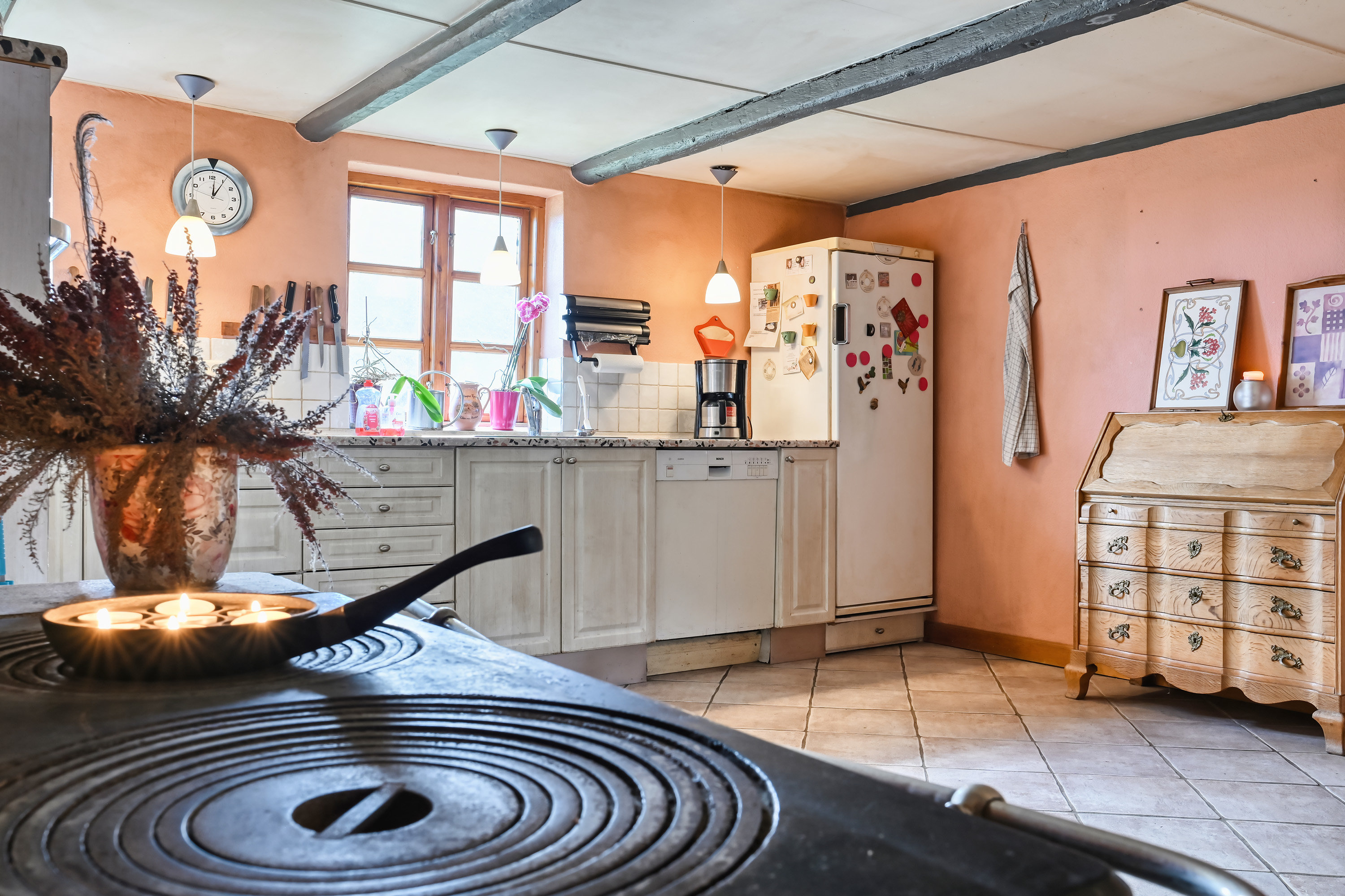 Fremhævet køkken billede i fuldskærmstilstand. Billede af Lienlundsvej 1, Nr Frejlev, 4892 Kettinge