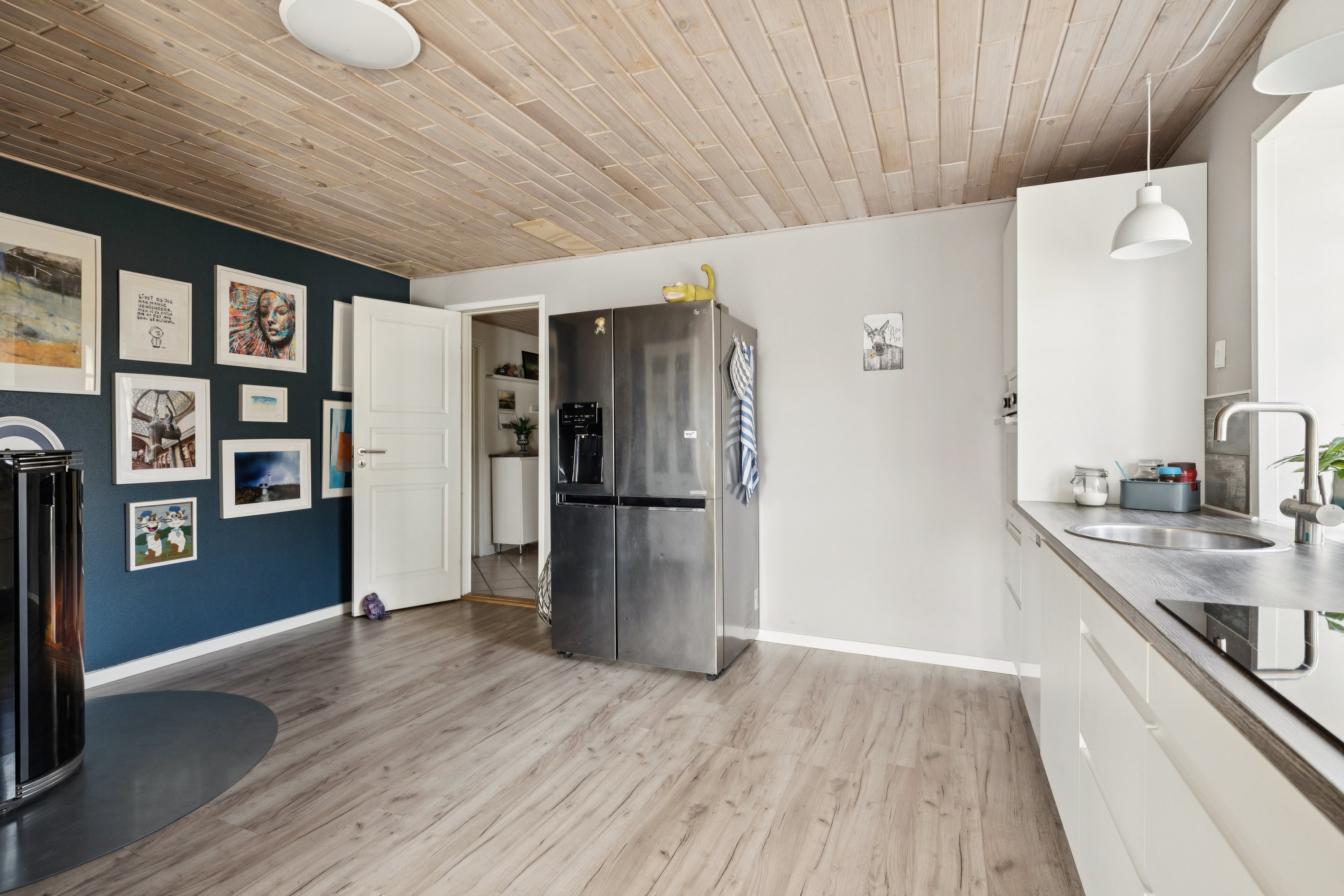 Fremhævet køkken billede i fuldskærmstilstand. Billede af Aagade 24, Rørbæk, 9500 Hobro