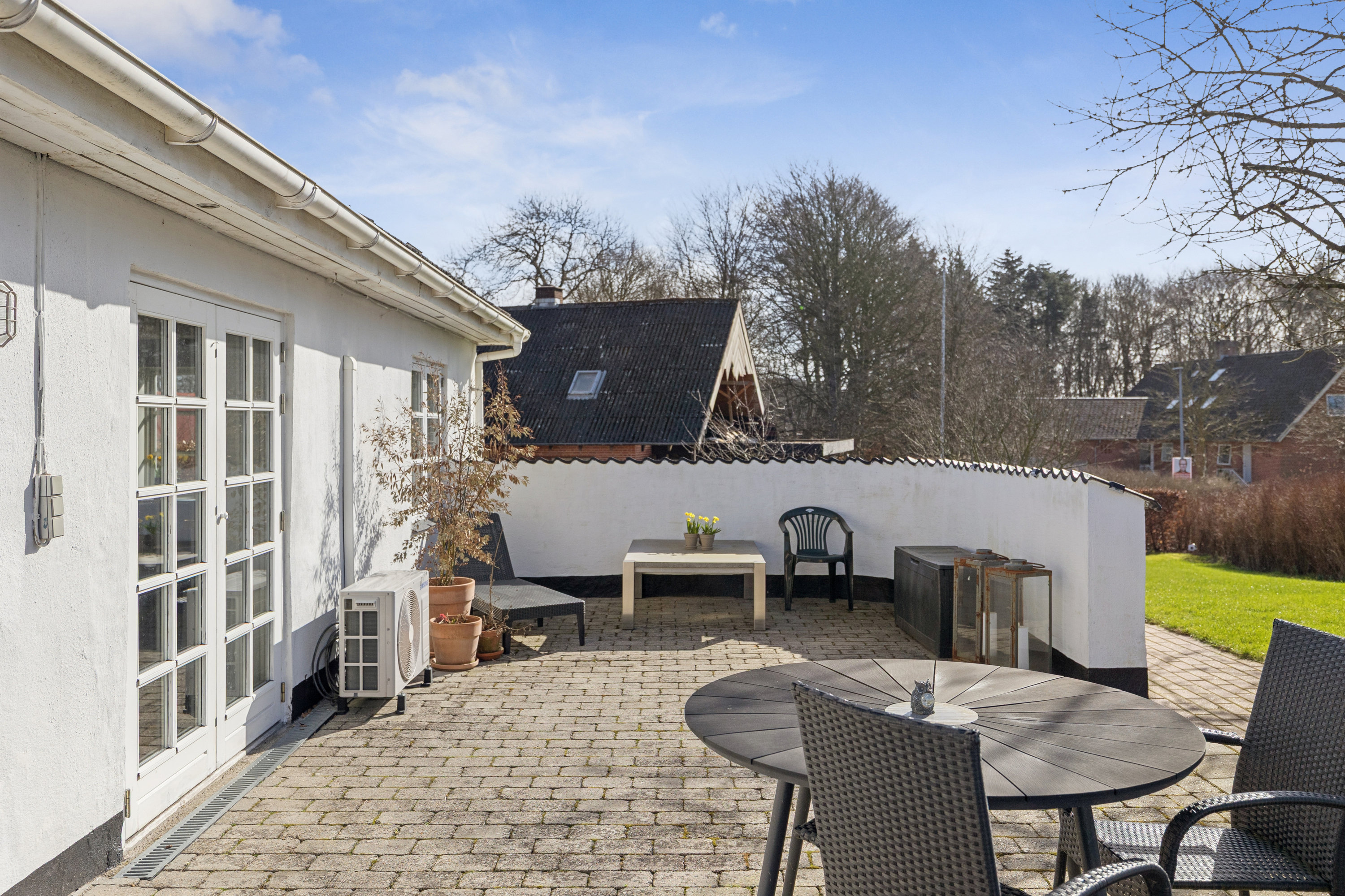 Fremhævet terrasse billede i fuldskærmstilstand. Billede af Aagade 24, Rørbæk, 9500 Hobro